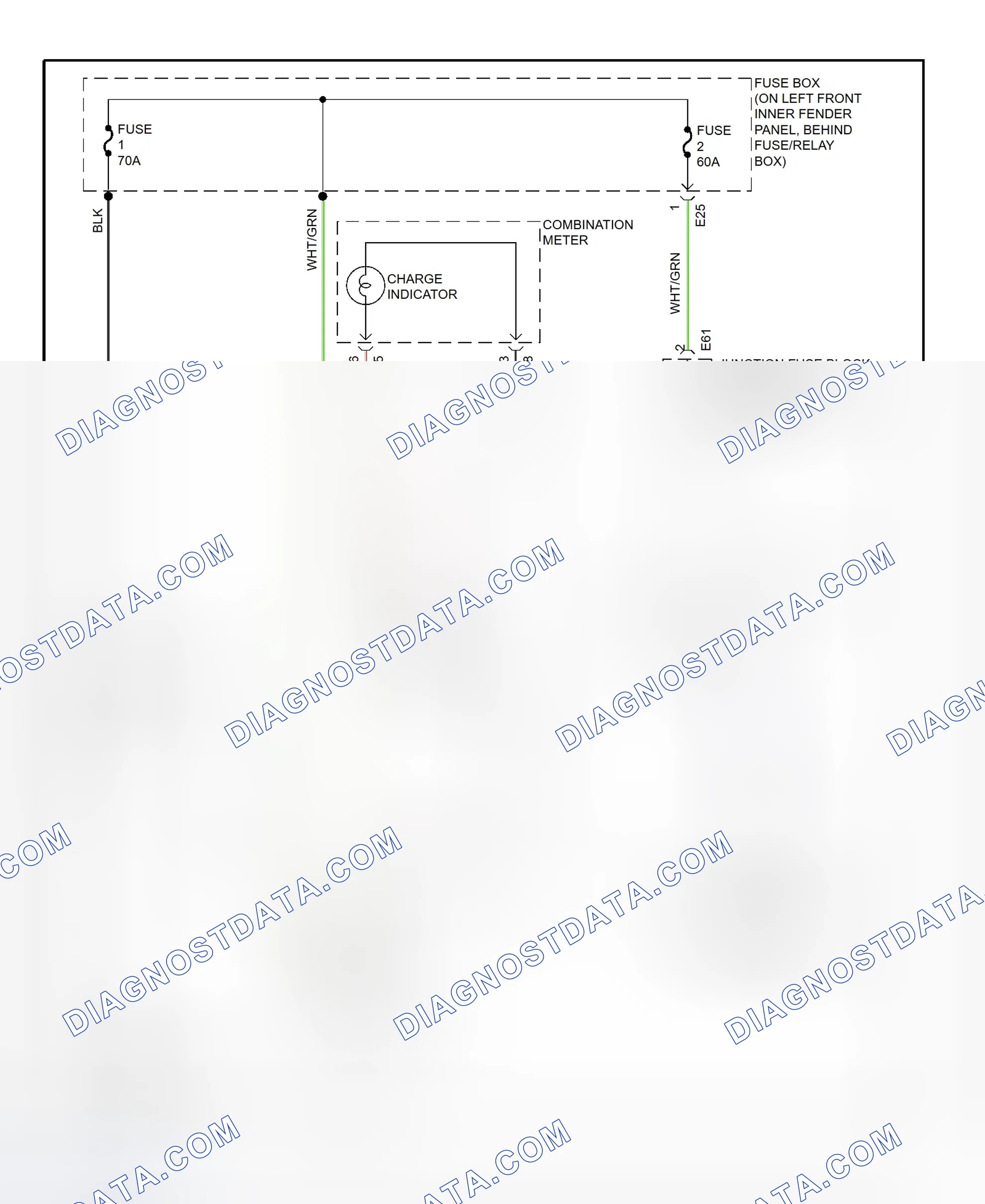 Scheme 3: Charging System Wiring Diagram (Swift)