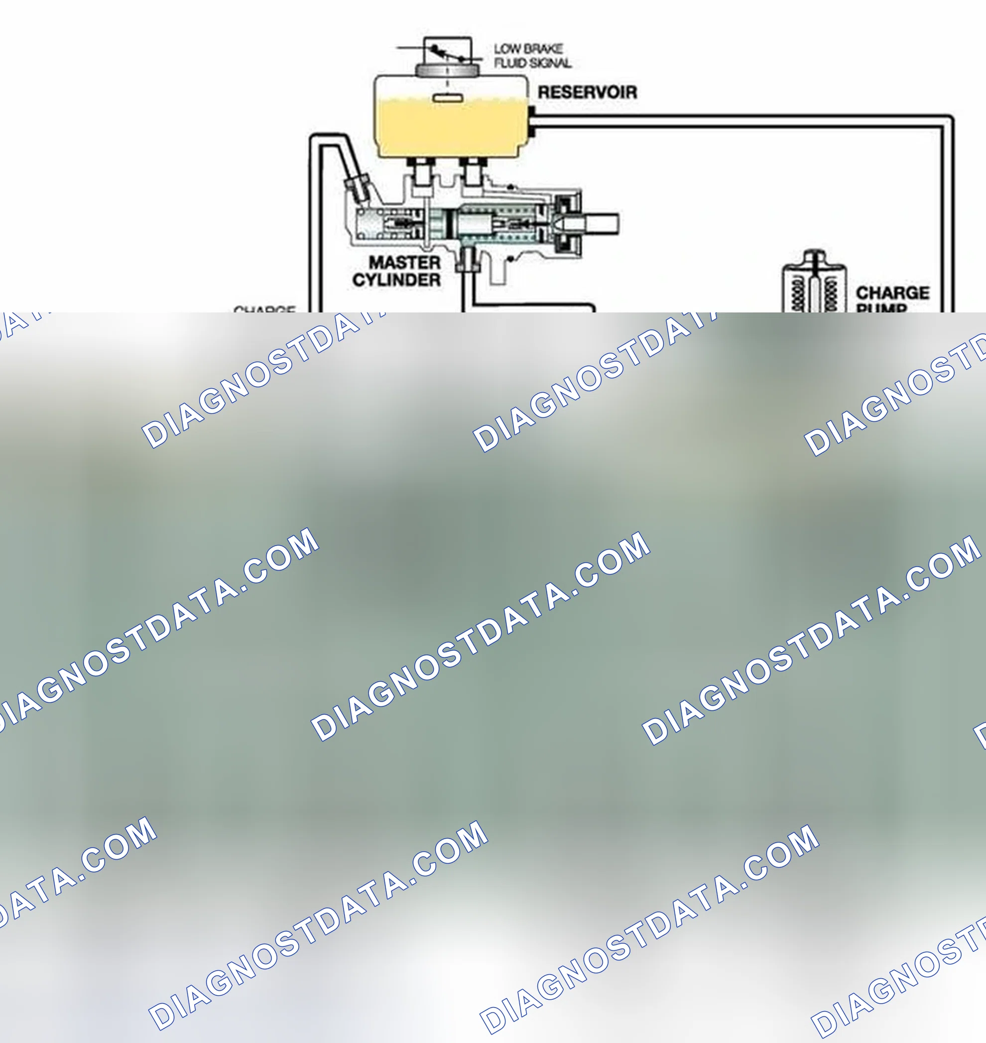 Scheme 37: Brake Pressure Sensor Hydraulic System Diagram