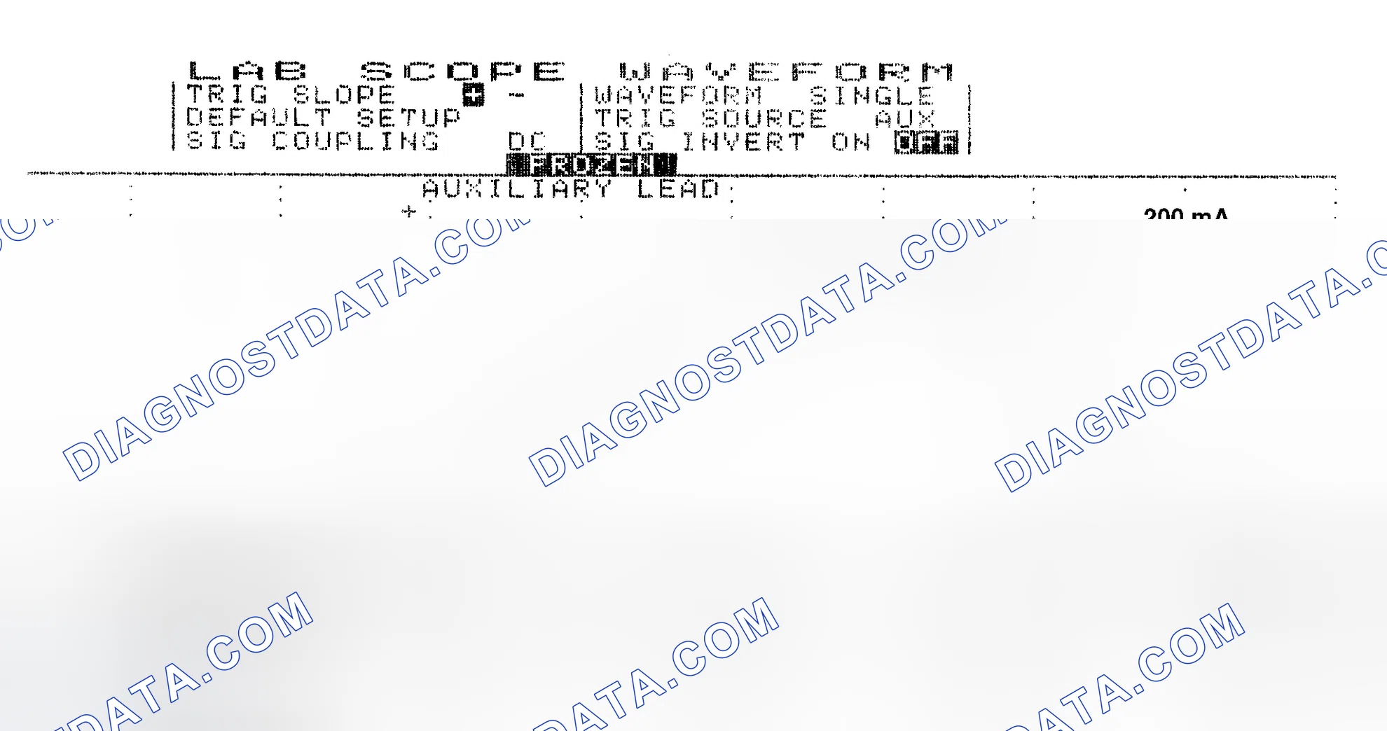 Scheme 13: Single Injector w/Normal Current Flow - Current Pattern