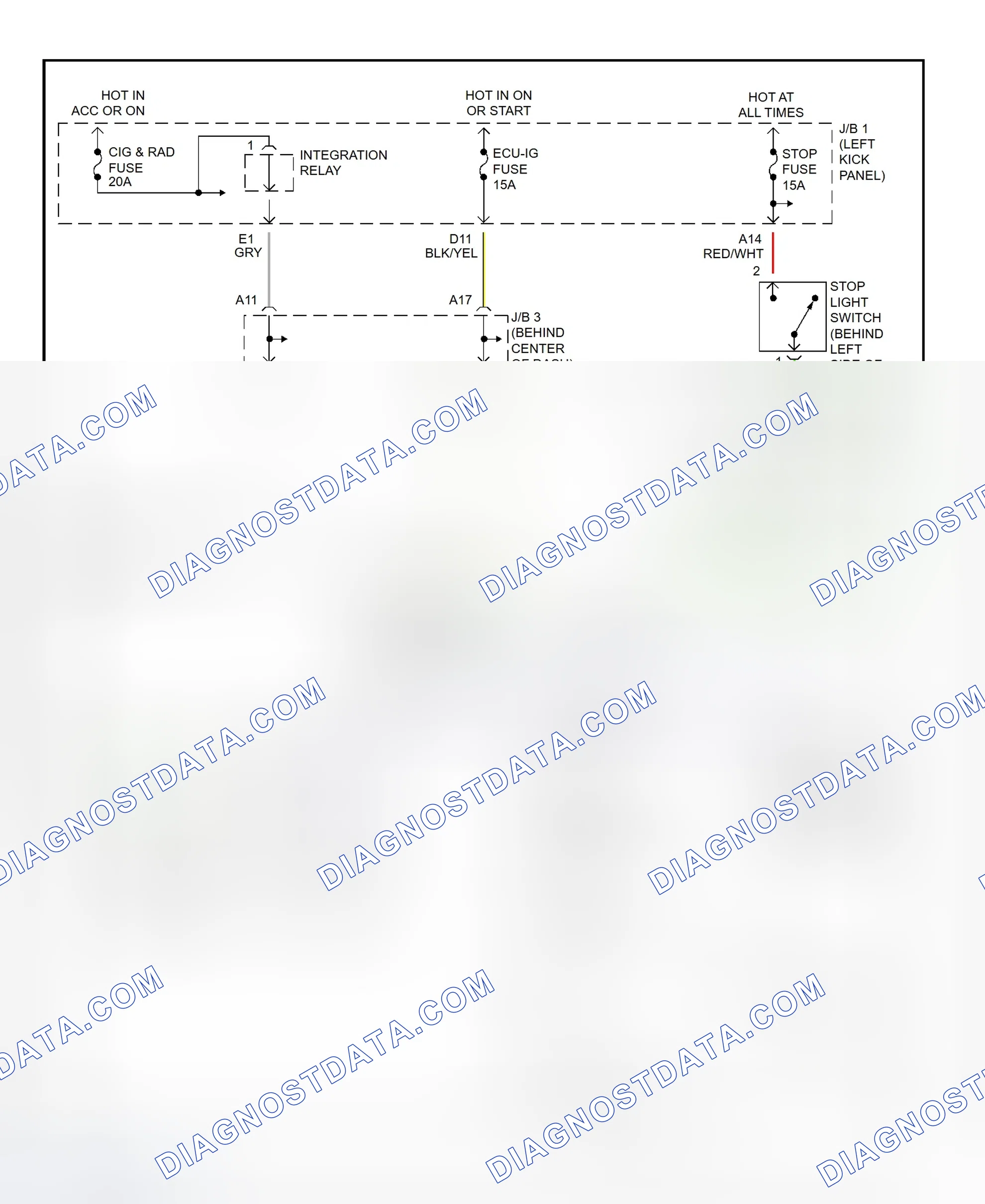 Scheme 54: Shift Interlock System Wiring Diagram (1997 Corolla)
