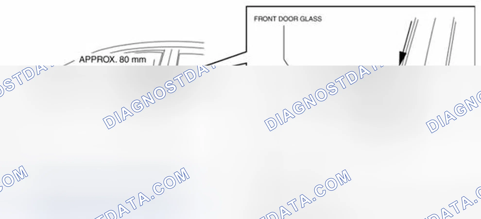 Scheme 85: FRONT DOOR LATCH AND LOCK ACTUATOR REMOVAL/INSTALLATION