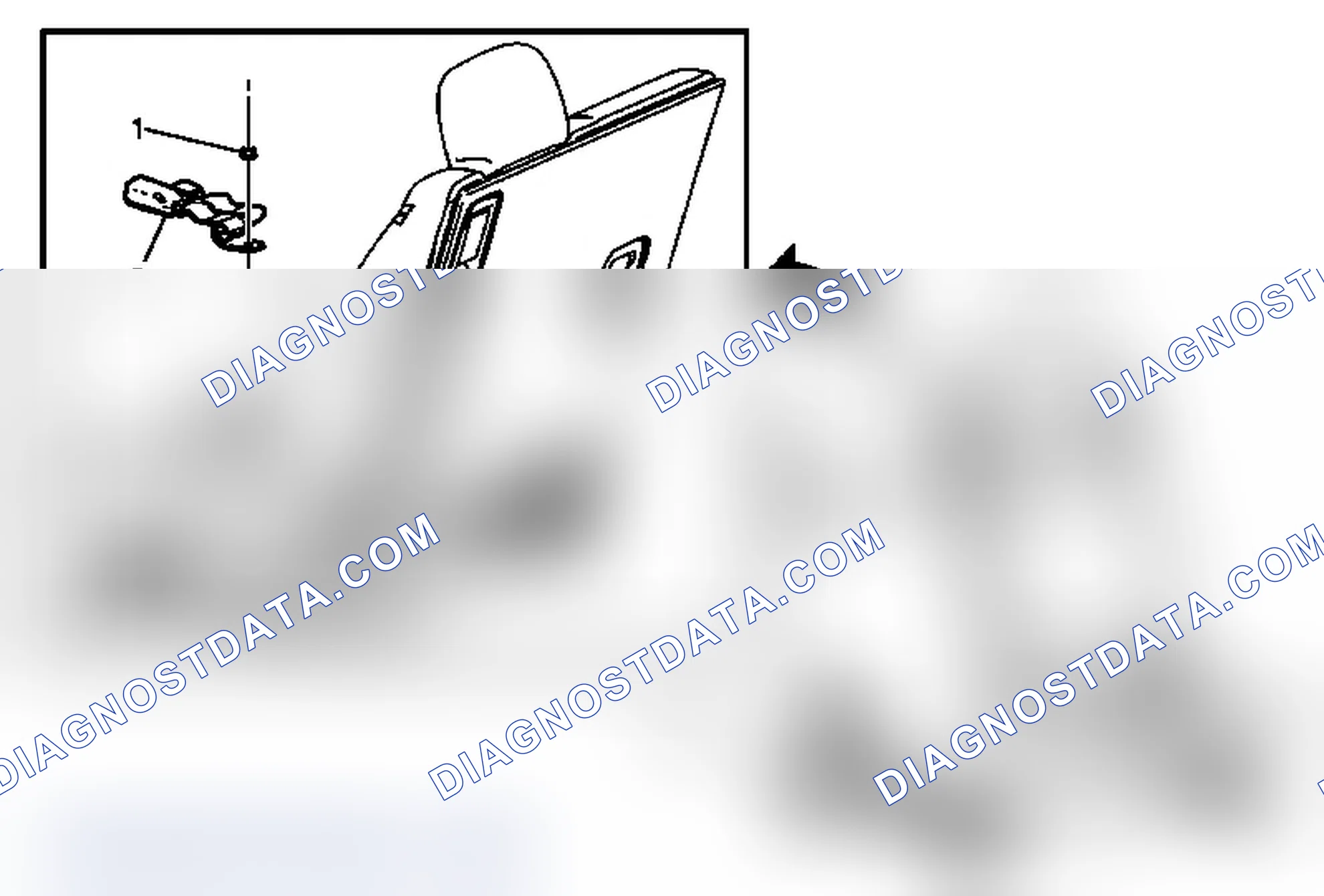 Scheme 8: Rear Seat Number 2 Buckle Side Belt Replacement (With 60 Percent Seat)