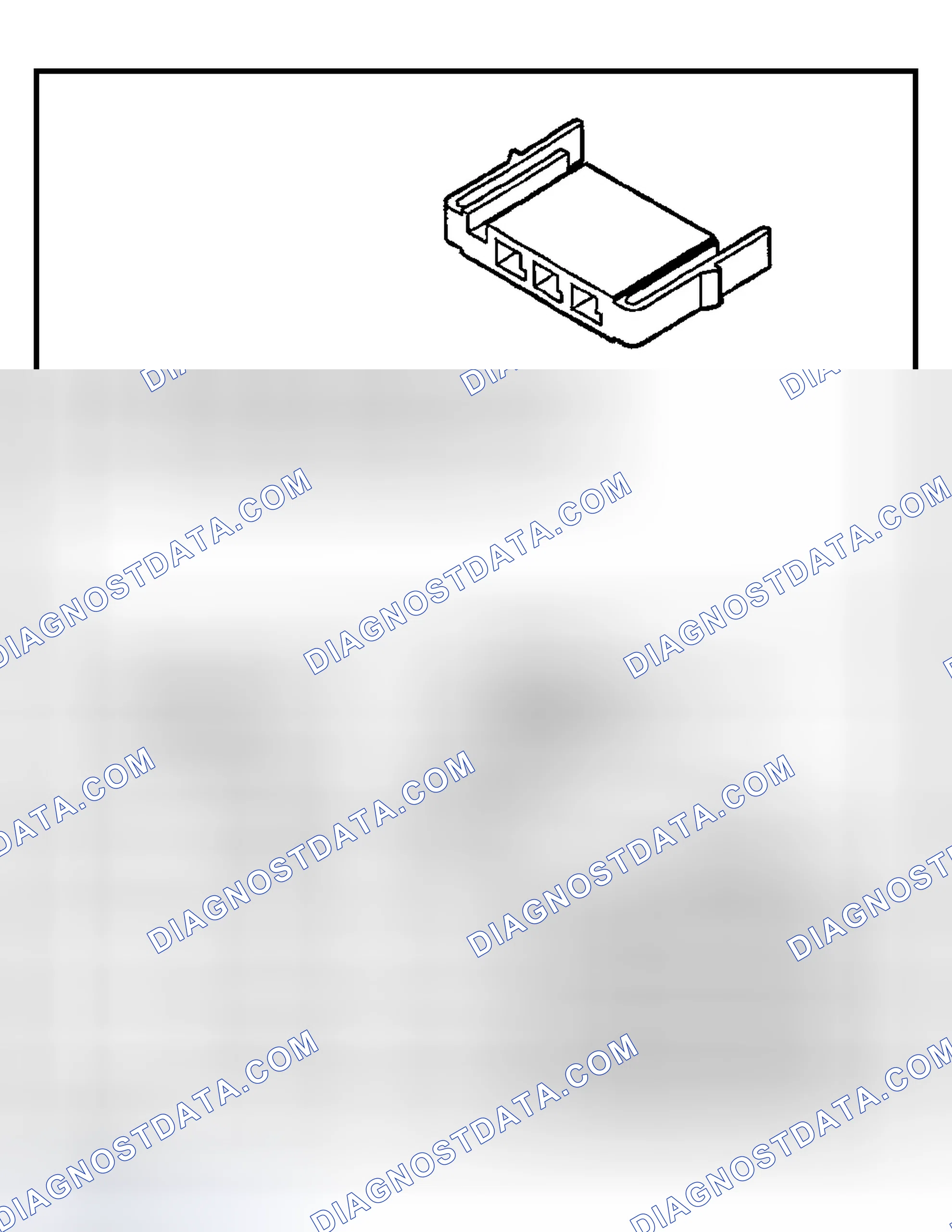 Scheme 885: Automatic Transmission Internal Connector End Views