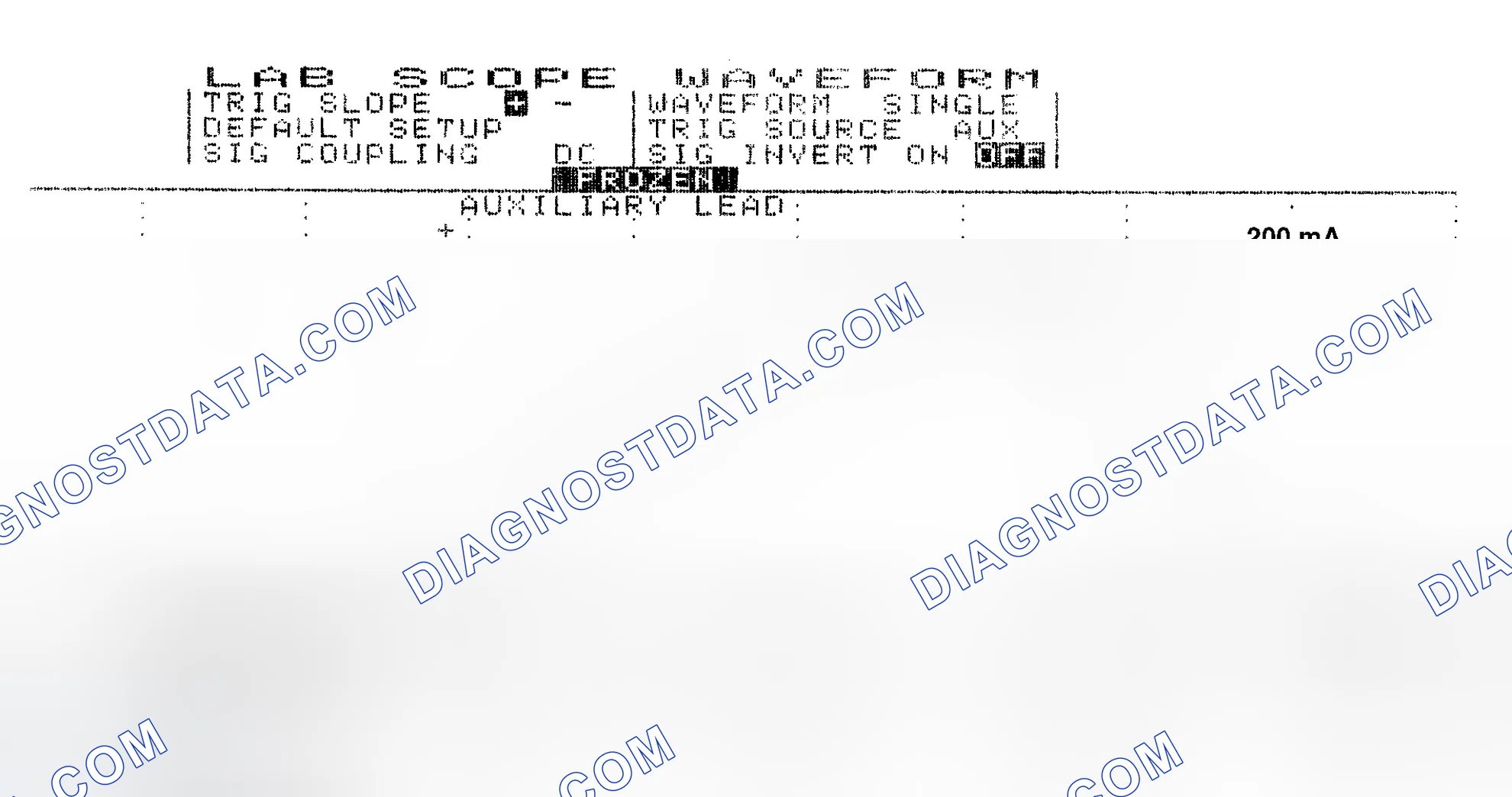 Scheme 13: Single Injector w/Normal Current Flow - Current Pattern