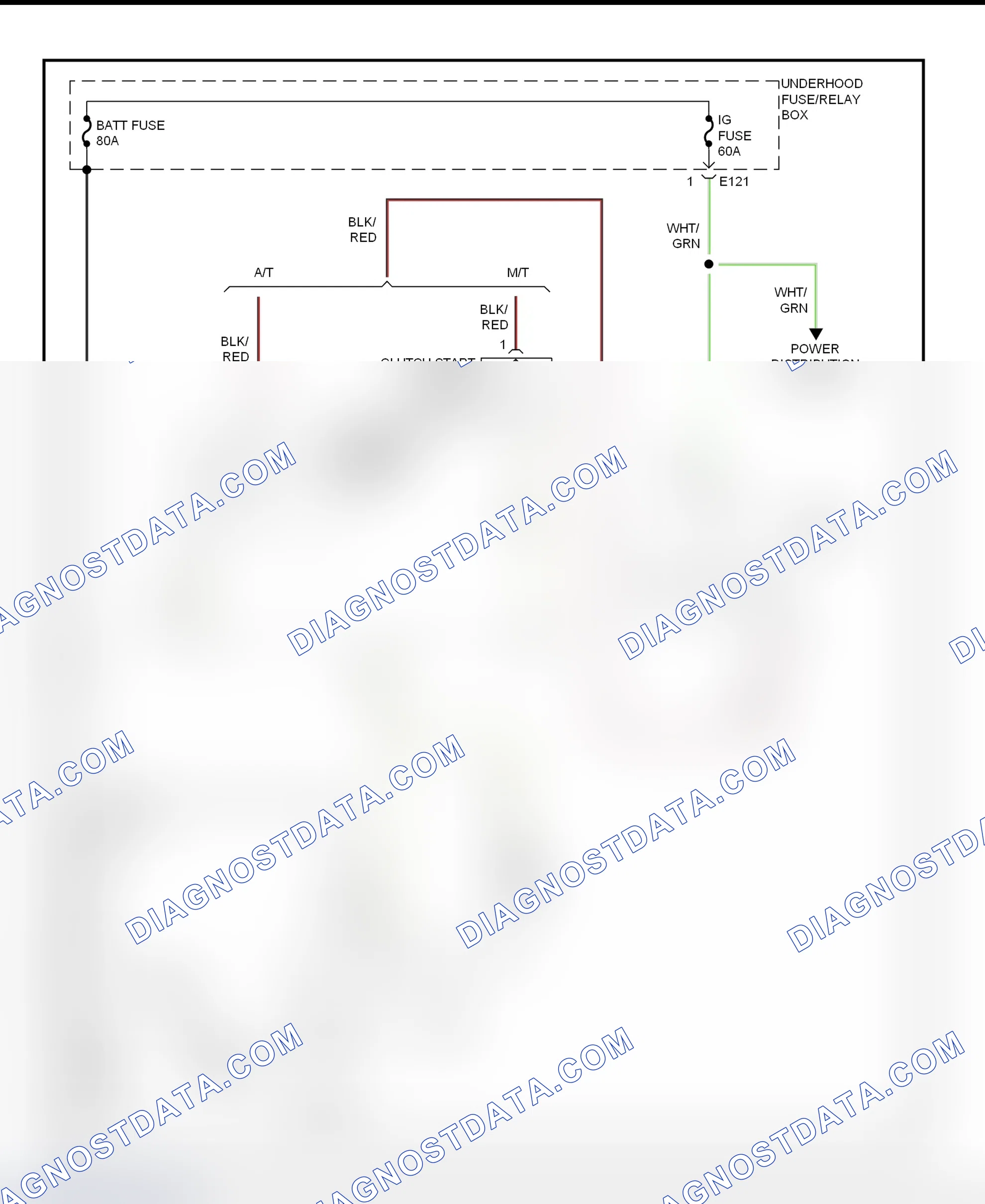 Scheme 18: Starting System Wiring Diagram (Grand Vitara)