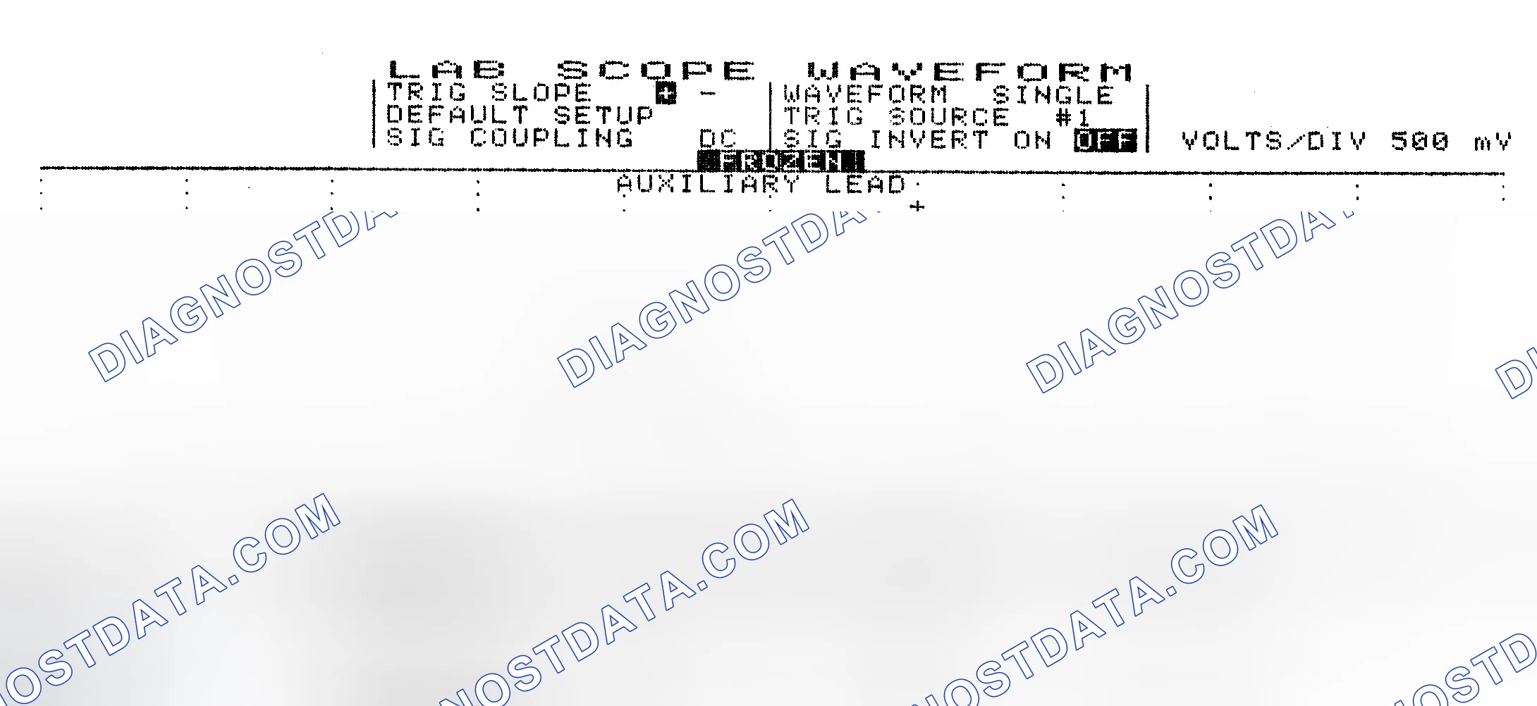 Scheme 10: Single Injector w/Excessive Current Flow - Current Pattern