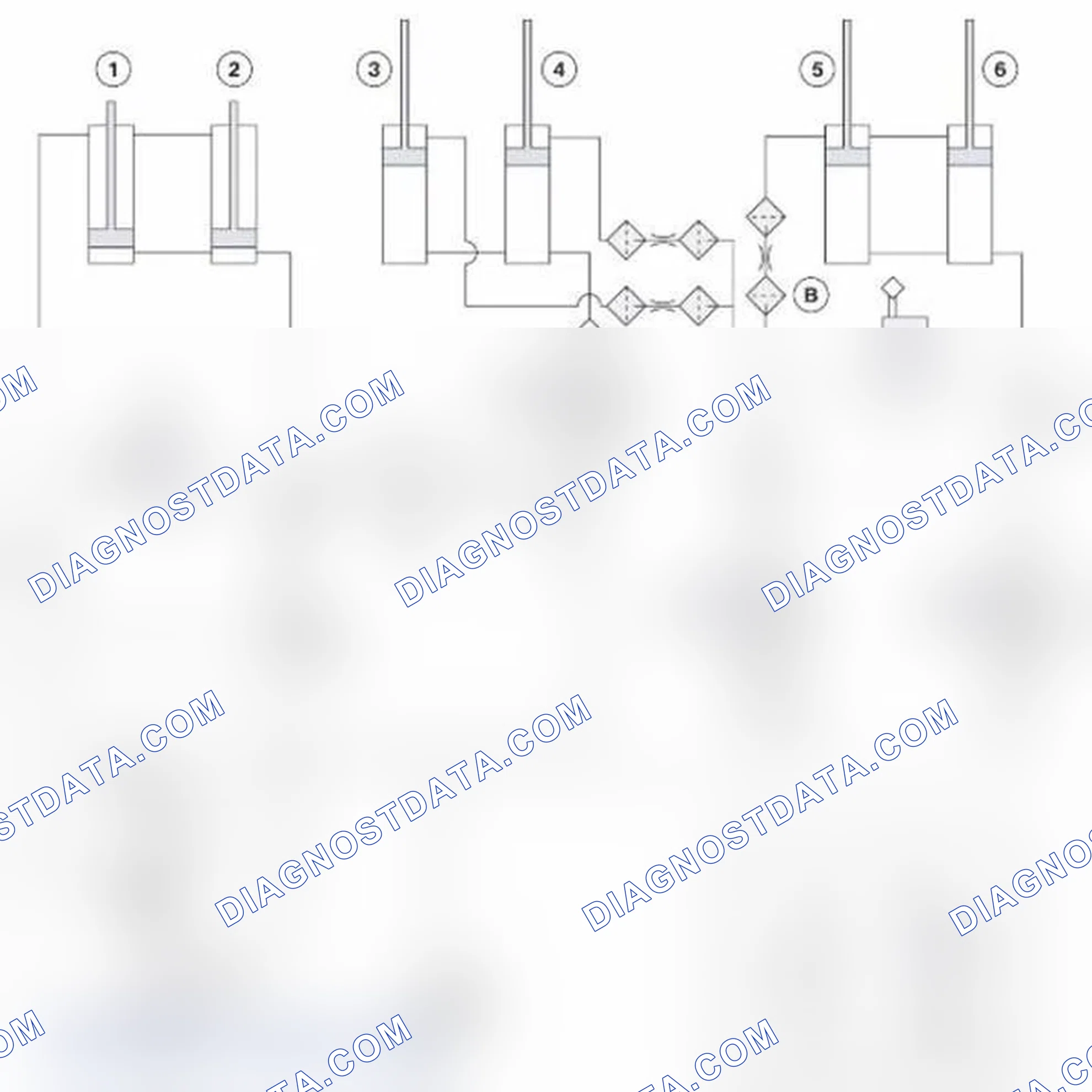 Scheme 152: Hydraulic System Circuit Schematic