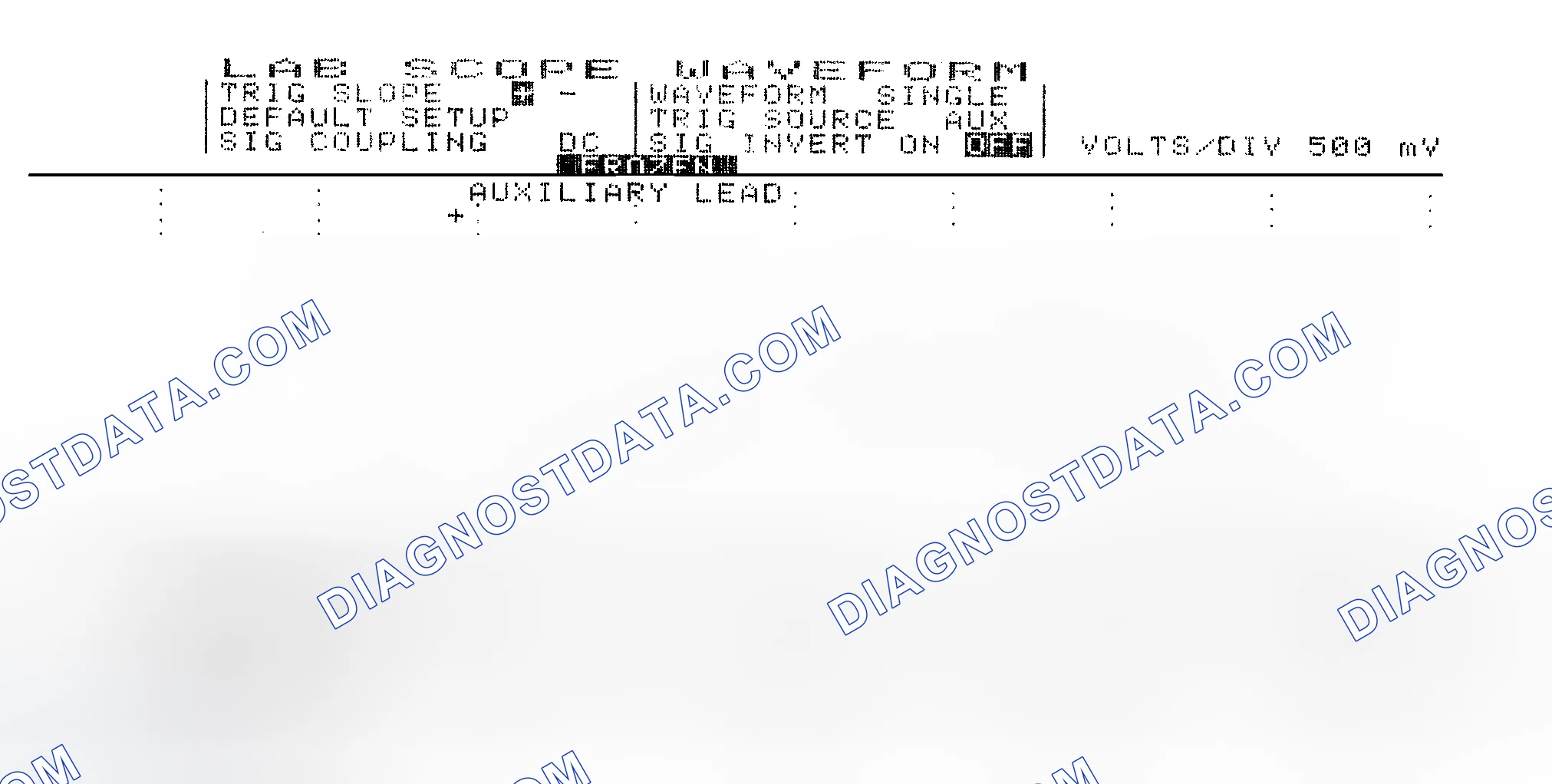 Scheme 14: Single Injector w/Excessive Current Flow - Current Pattern