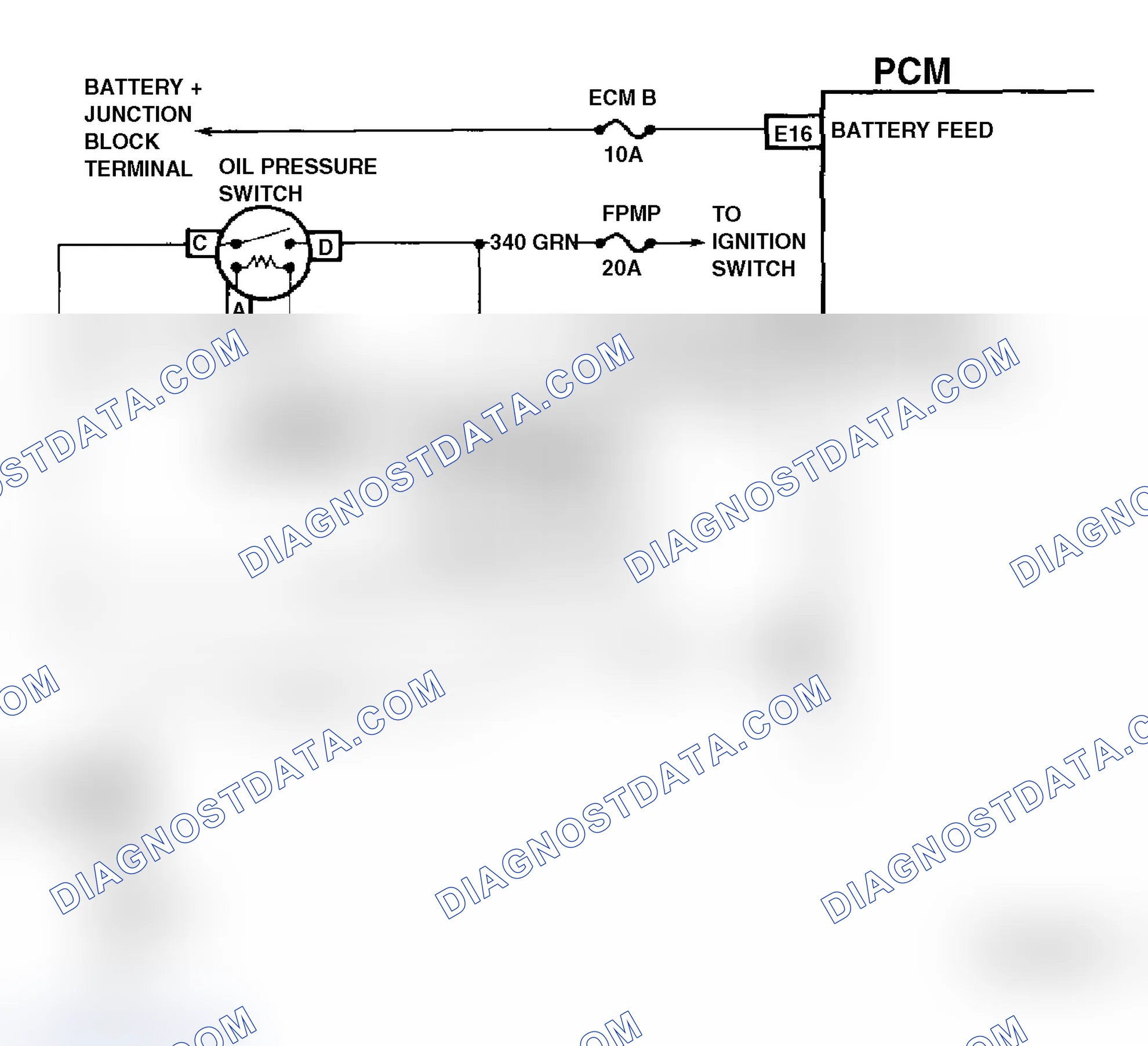 Scheme 139: Code 54 Schematic ("G" Series) Fuel Pump Circuit