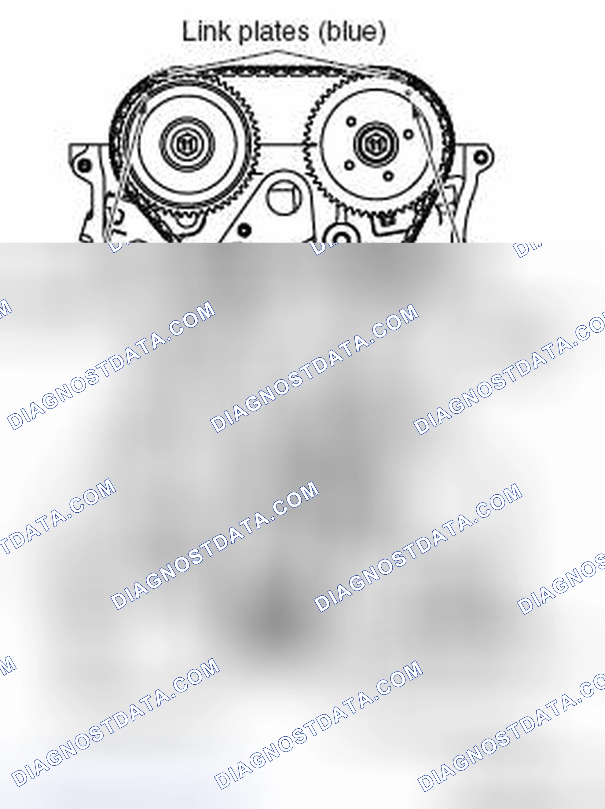 Scheme 57: B: TIMING CHAIN TENSIONER INSTALLATION