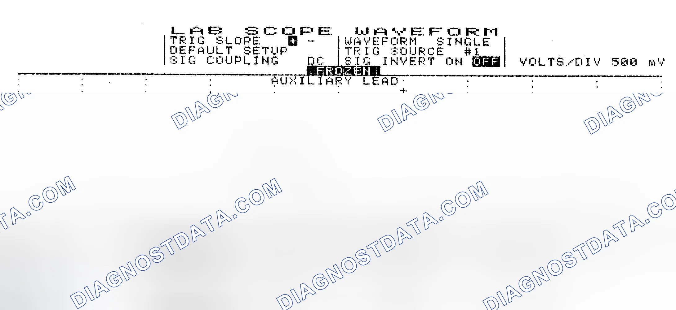Scheme 10: Single Injector w/Excessive Current Flow - Current Pattern