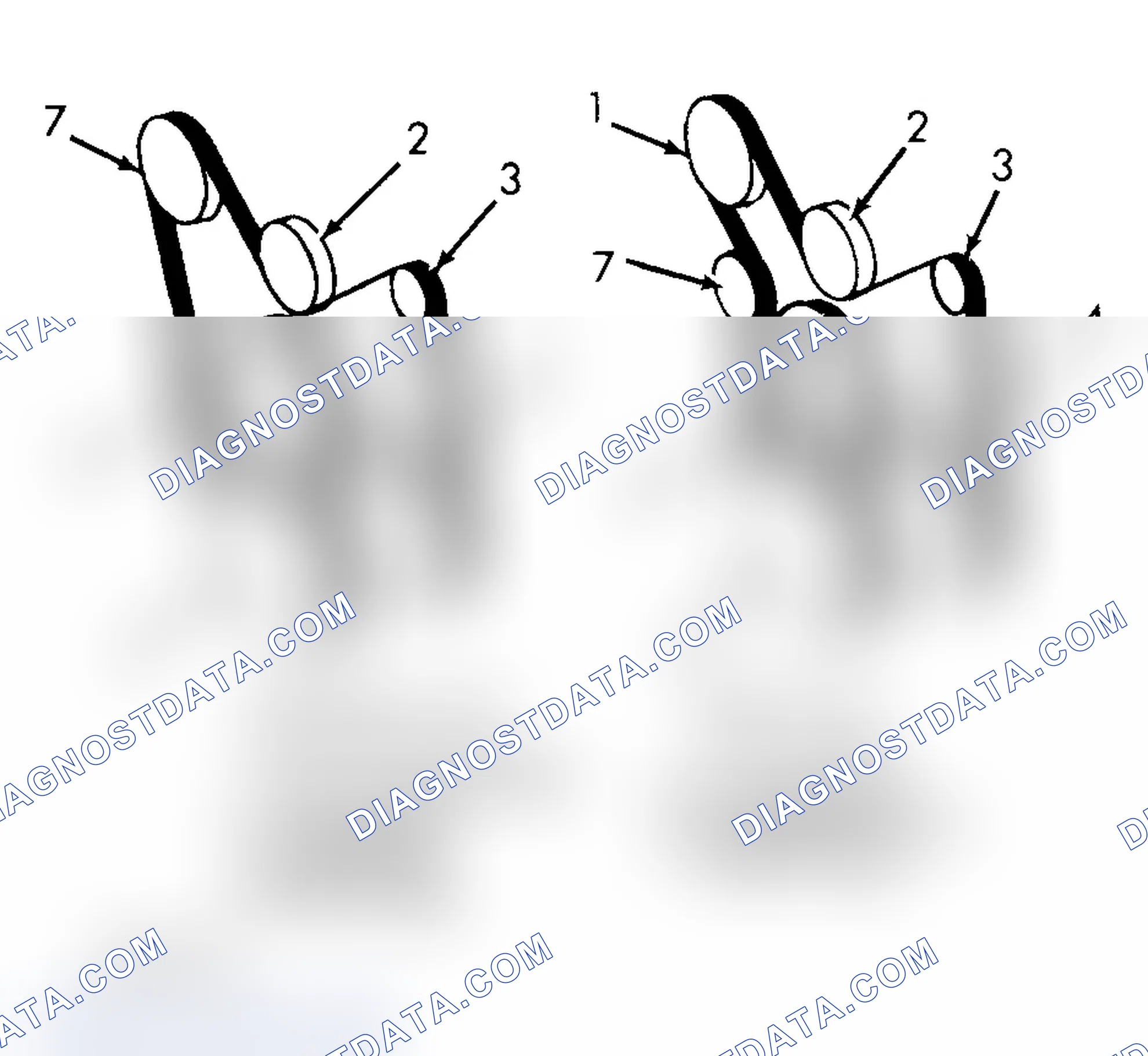 Scheme 5: SERPENTINE BELT ROUTING (4.3L, 5.0L & 5.7L)