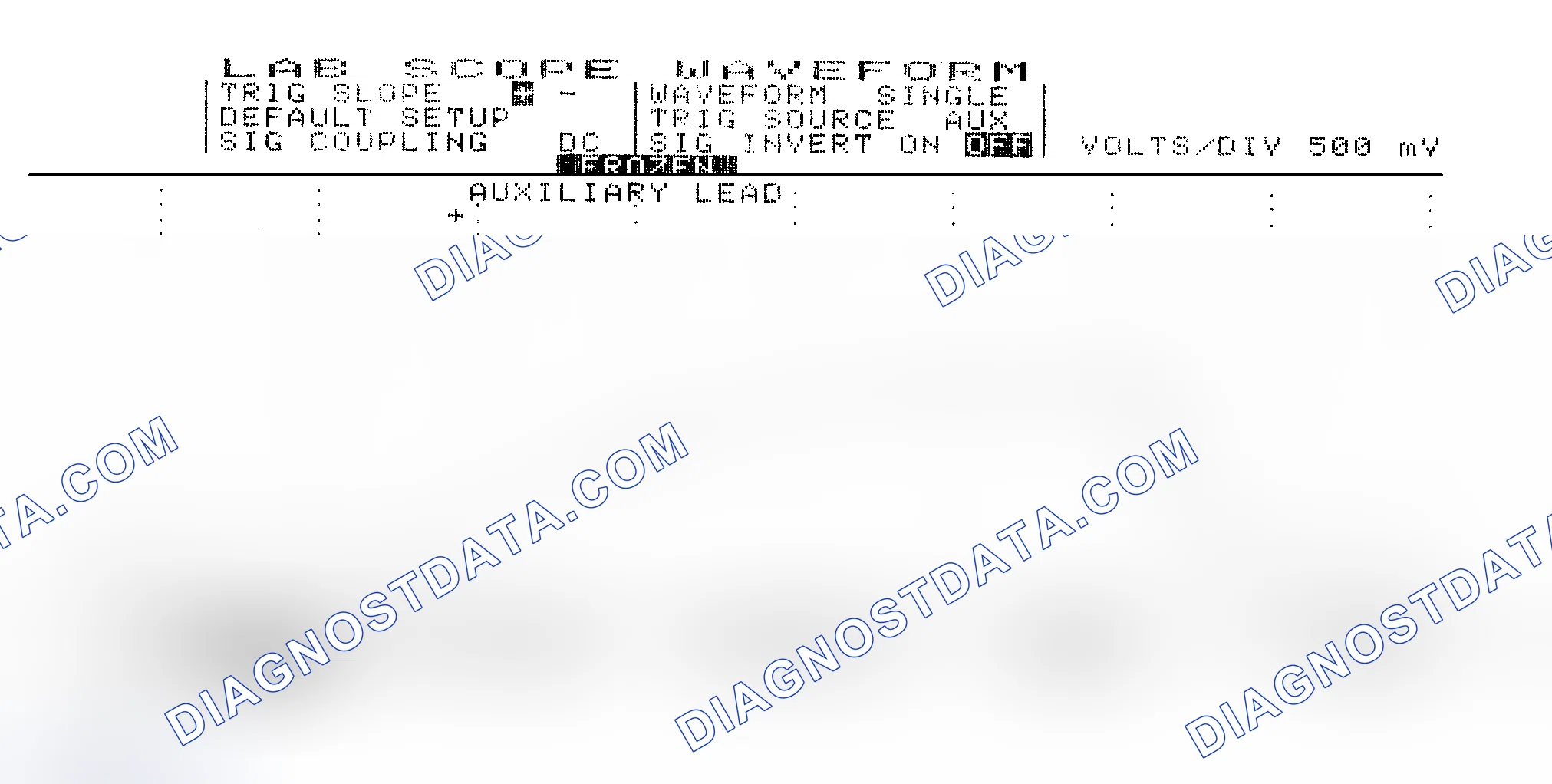 Scheme 14: Single Injector w/Excessive Current Flow - Current Pattern