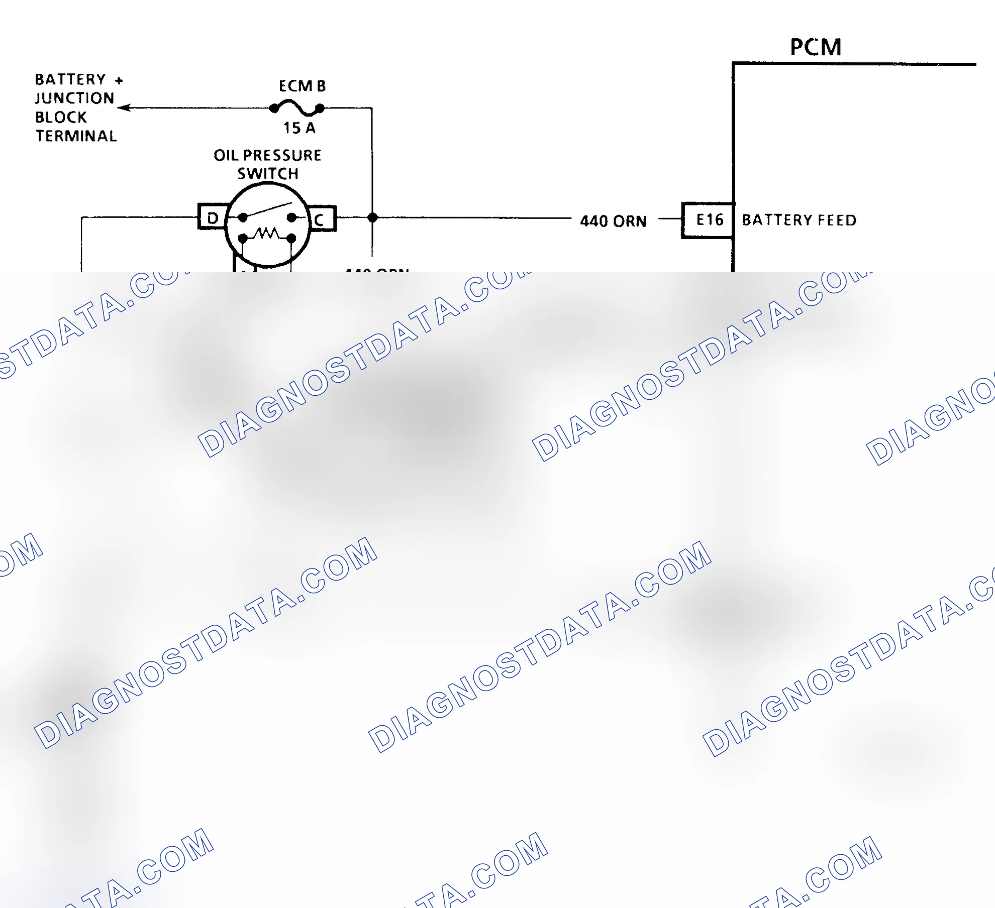 Scheme 72: Code 54 Schematic ("L" & "M" Series & "S" & "T" Series Utility Vehicles M/T Fuel Pump Circuit