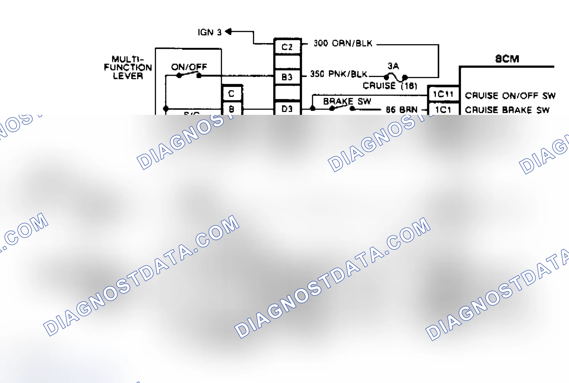 Scheme 206: Code B672, Wiring Diagram (Toronado) Cruise Vent Solenoid Circuit Problem