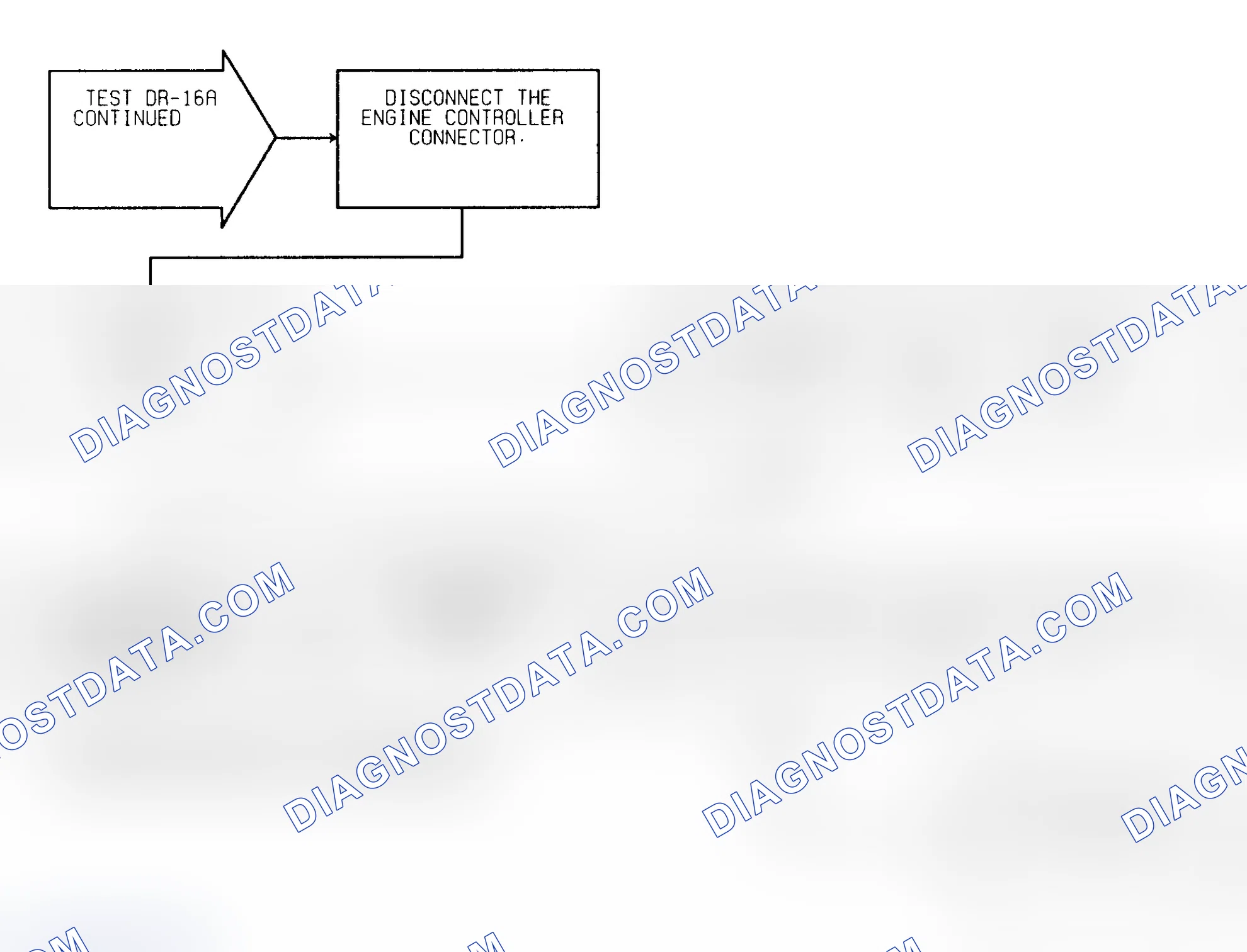 Scheme 208: Test DR-16A (2 of 2) Injector No. 1 Control Circuit