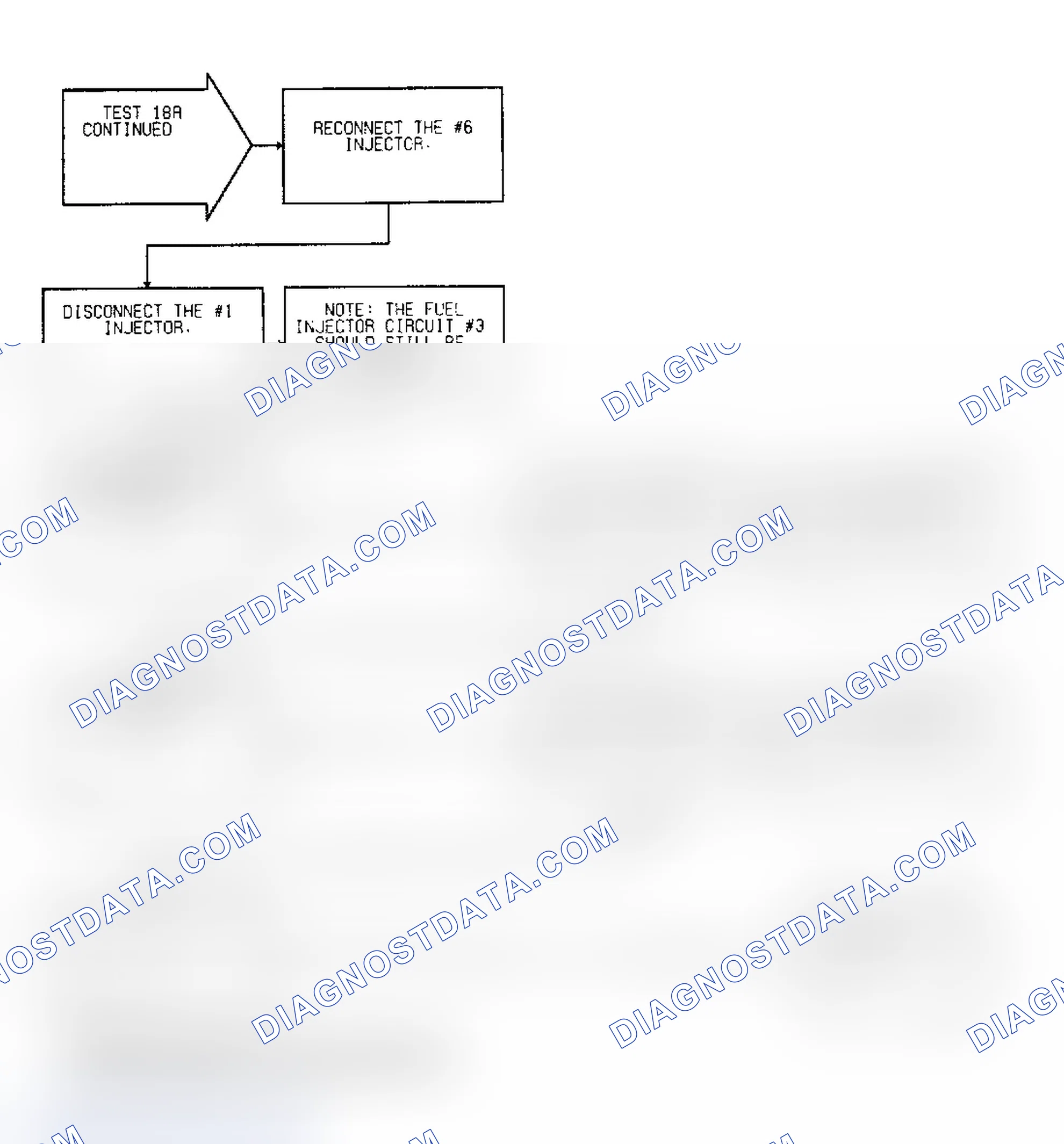 Scheme 632: Test DR-18A Code 26, (2 of 3) Injector No. 3 Peak Current Not Reached