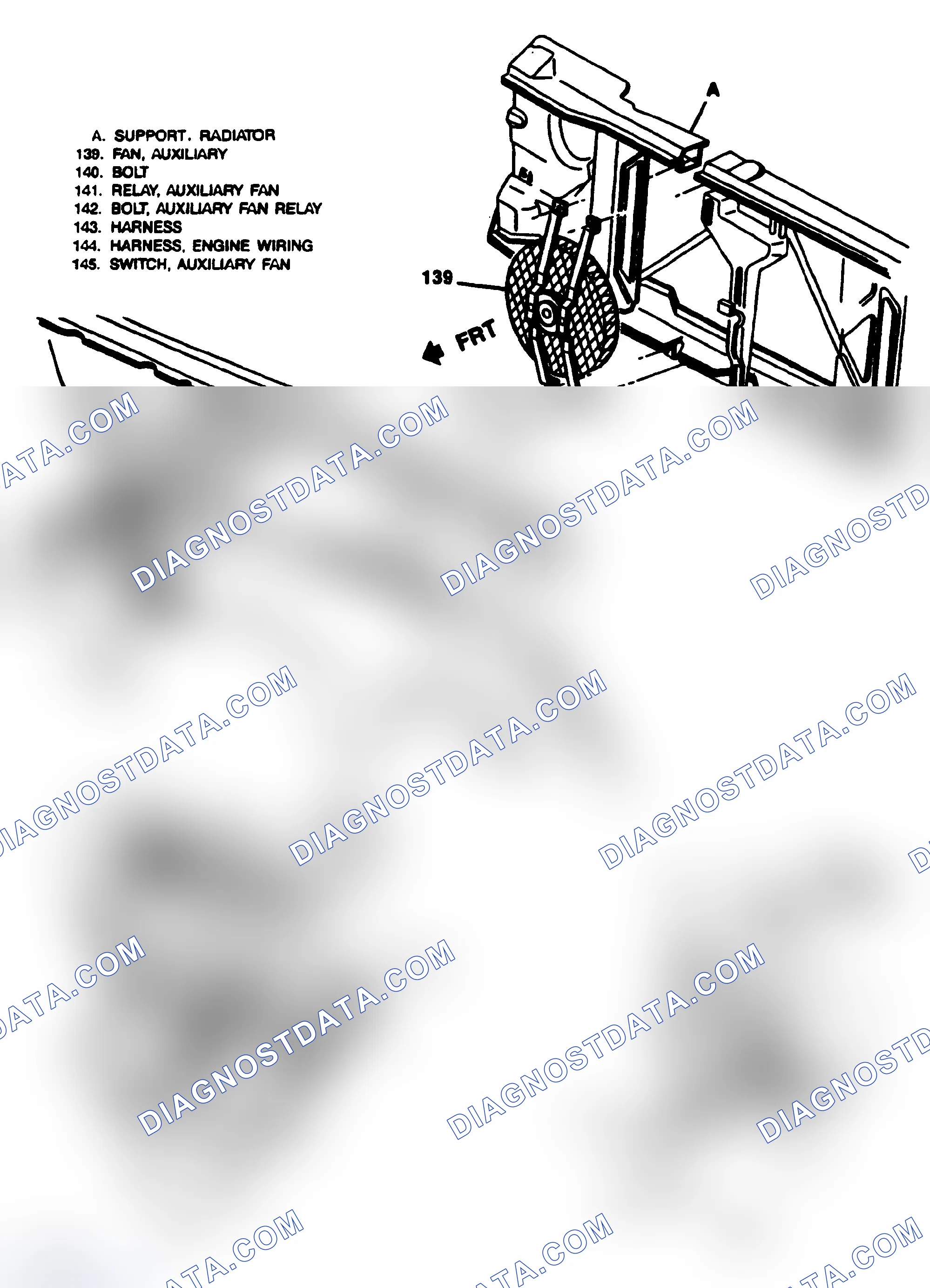 Scheme 2: Auxiliary Coolant Fan (Removal & Installation)