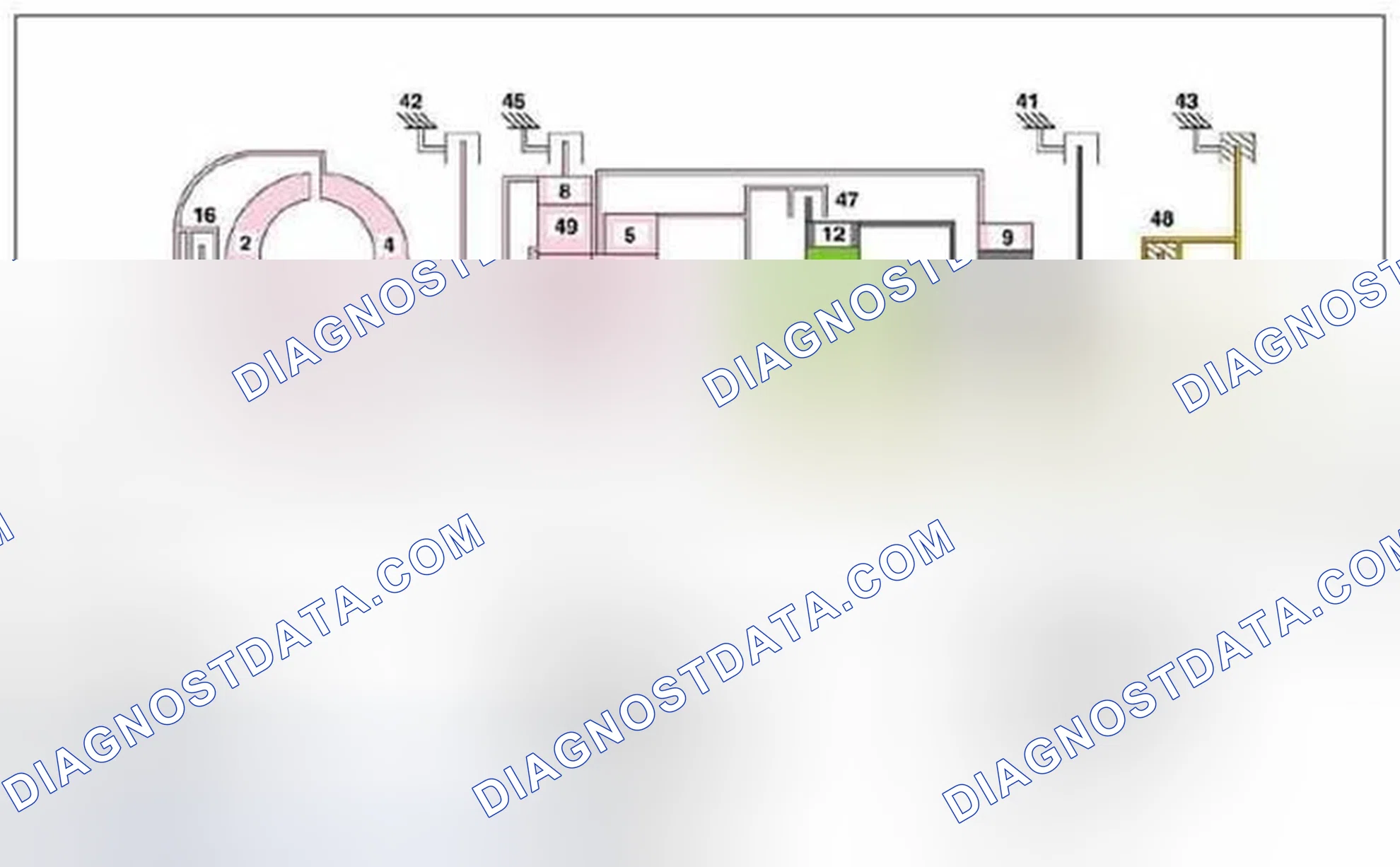Scheme 238: Power flow in 3rd gear, function - GF27.10-P-3013GZ
