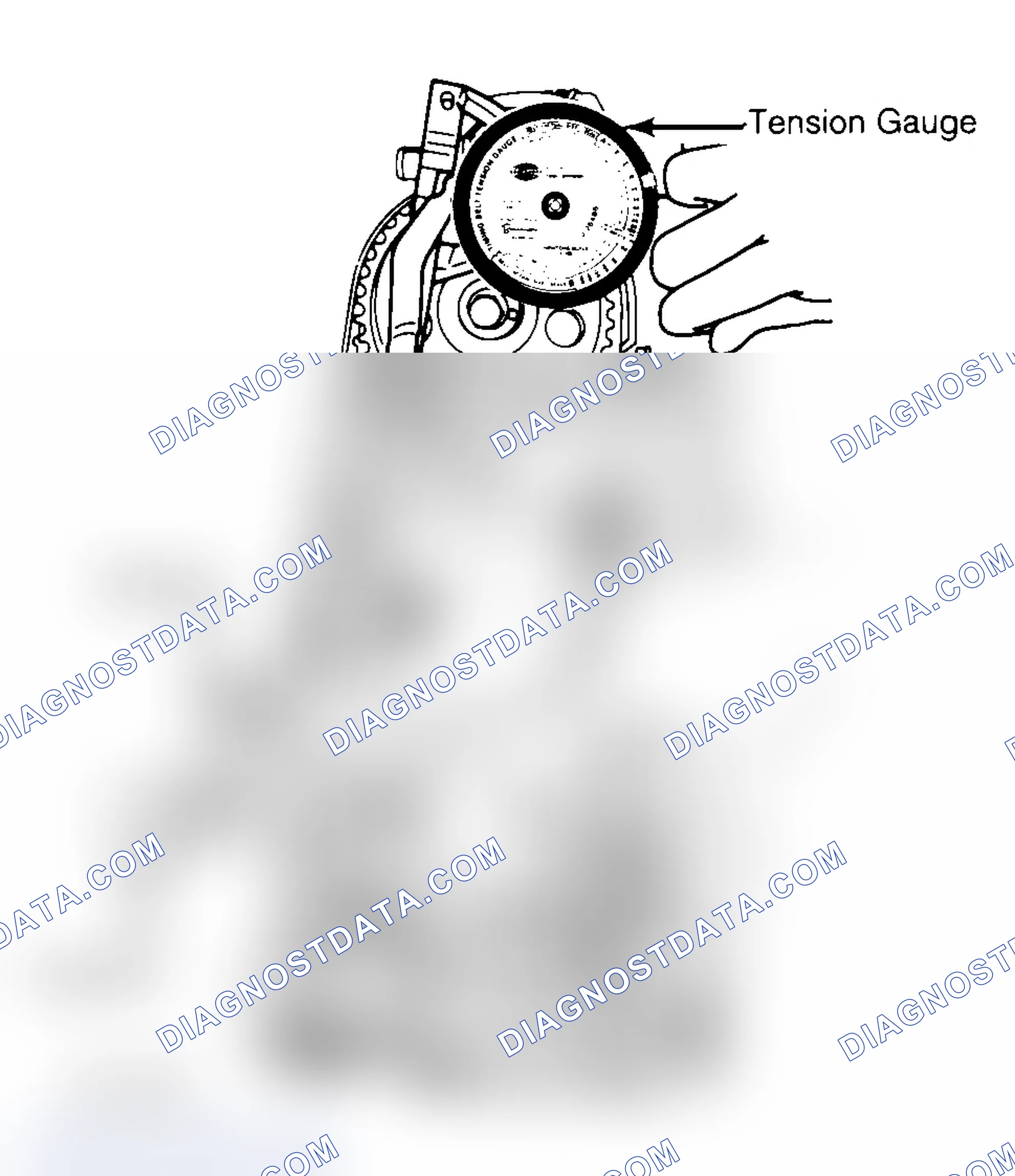 Scheme 28: Adjusting Typical Timing Belt Tension