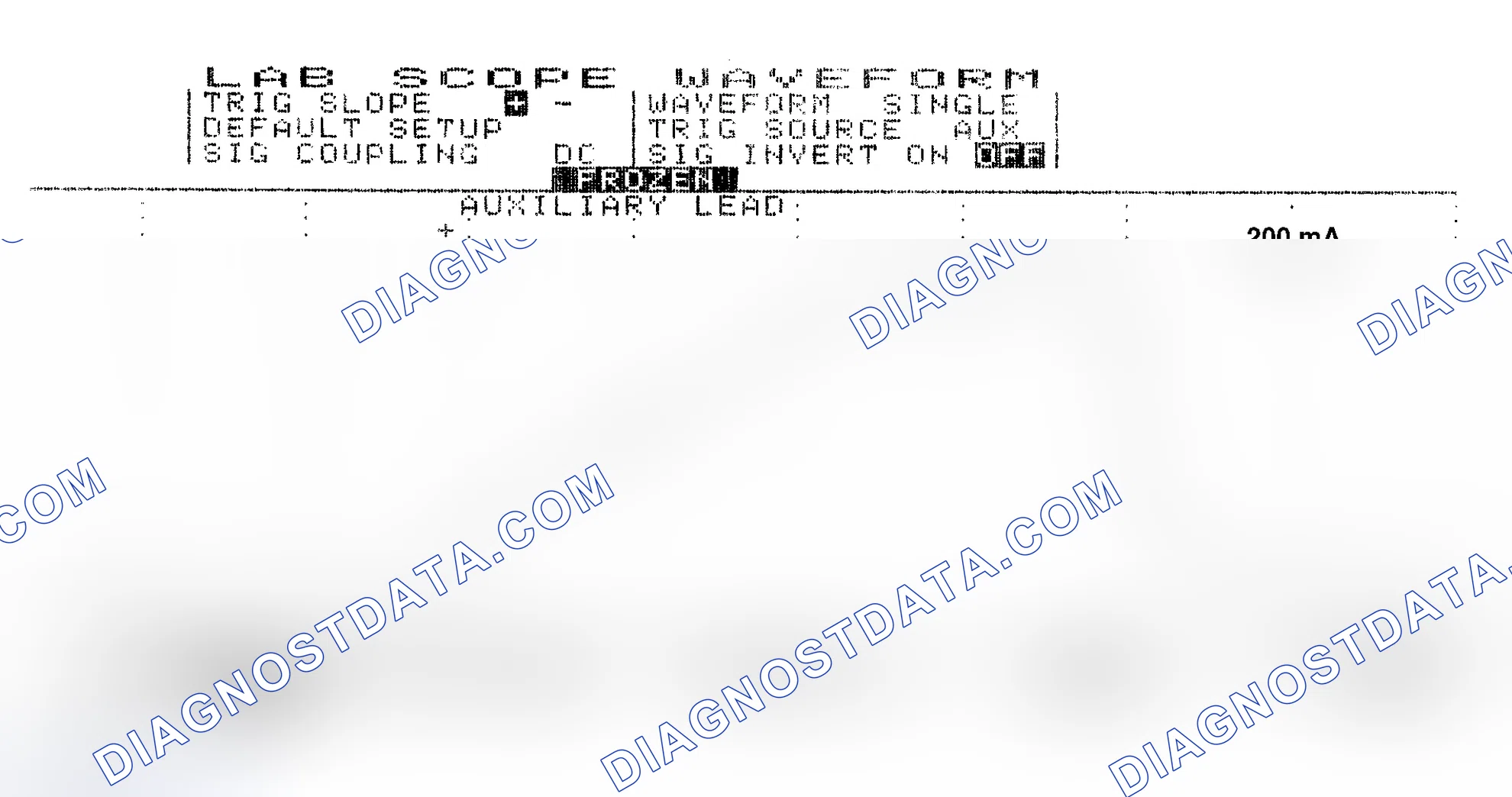 Scheme 13: Single Injector w/Normal Current Flow - Current Pattern