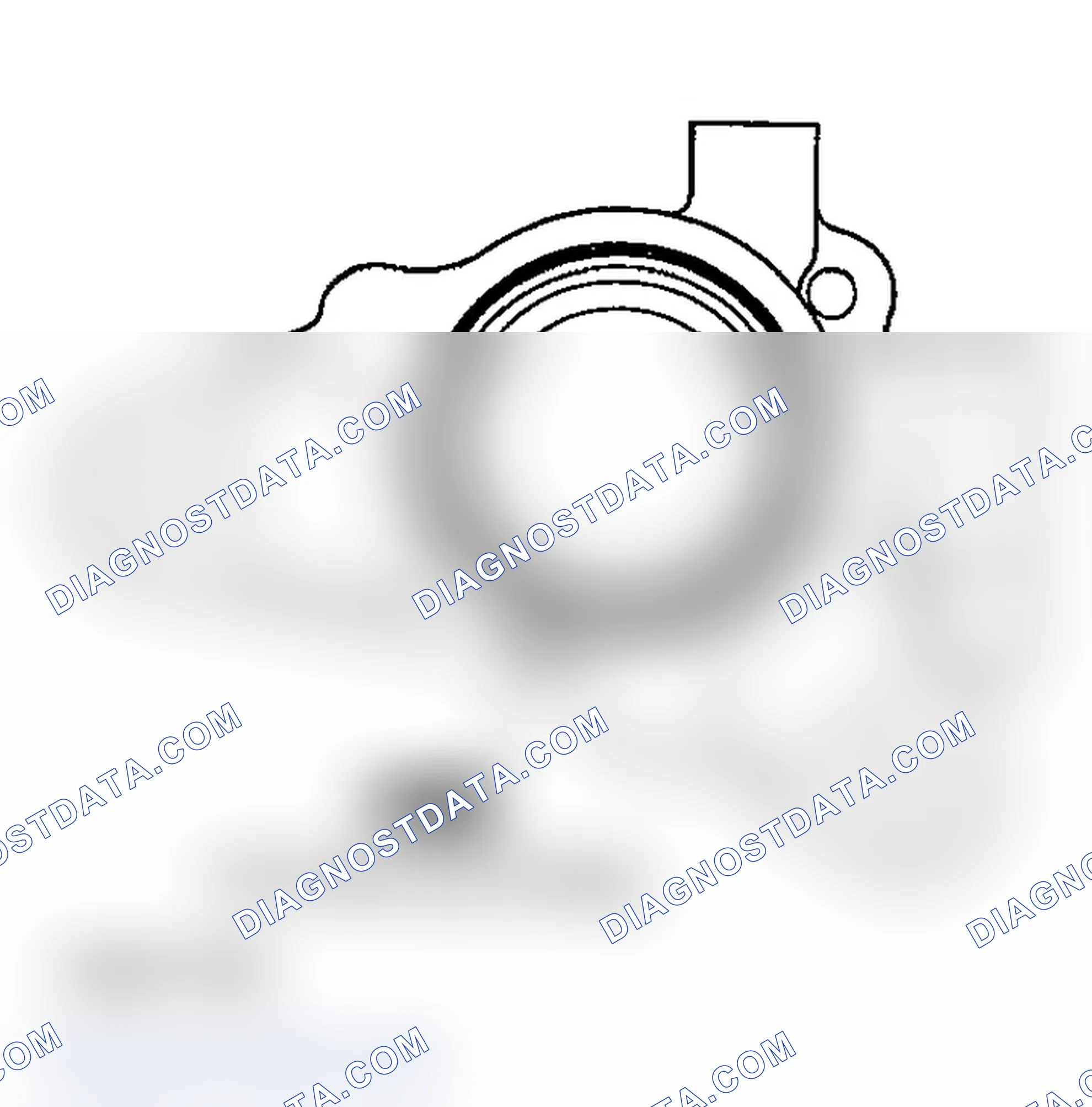 Scheme 843: >> I << CAMSHAFT POSITION SENSOR SUPPORT INSTALLATION