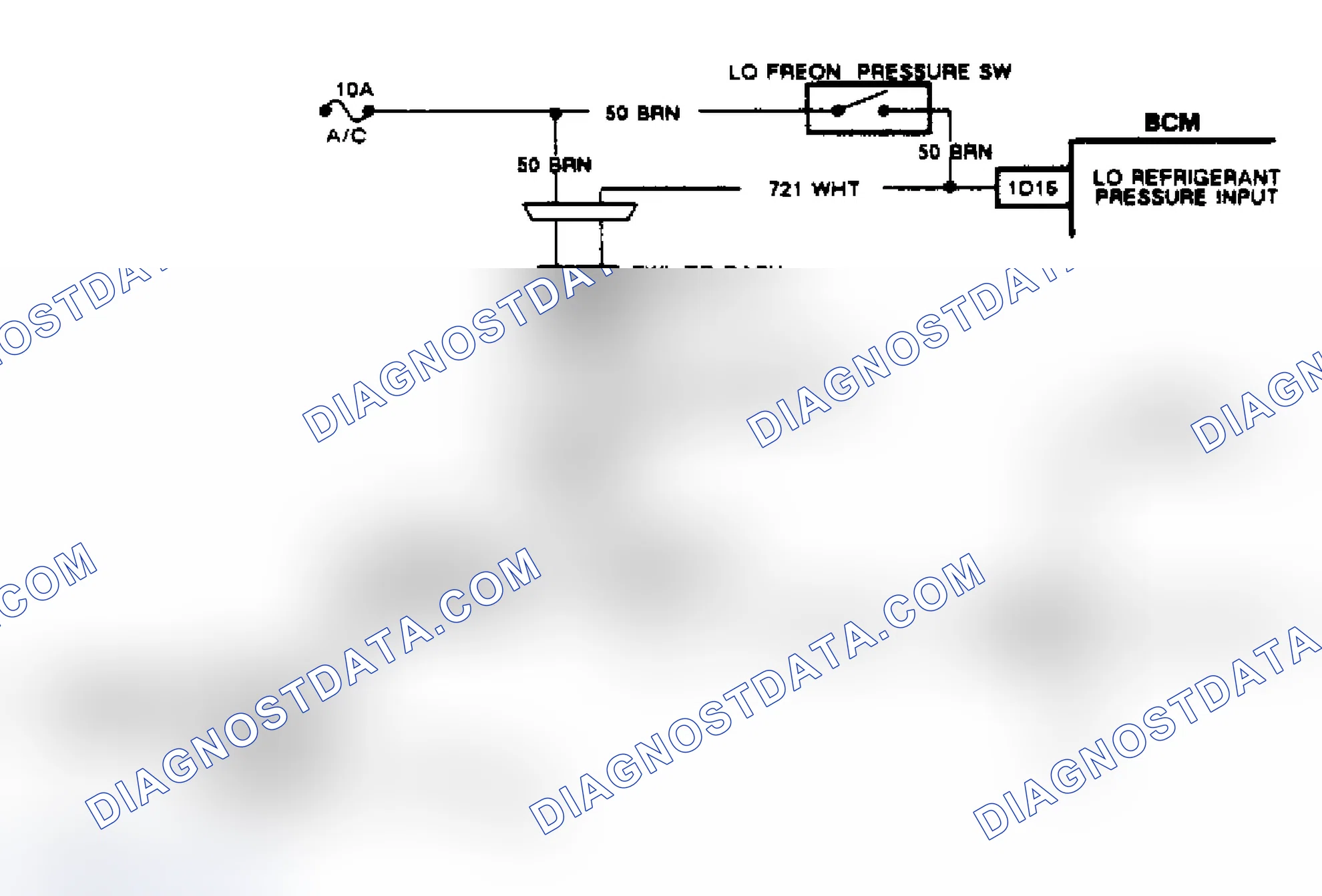 Scheme 182: Code B446, B447 & B448 Wiring Diagram (Reatta & Riviera) Refrigerant System Problem (1 OF 2)