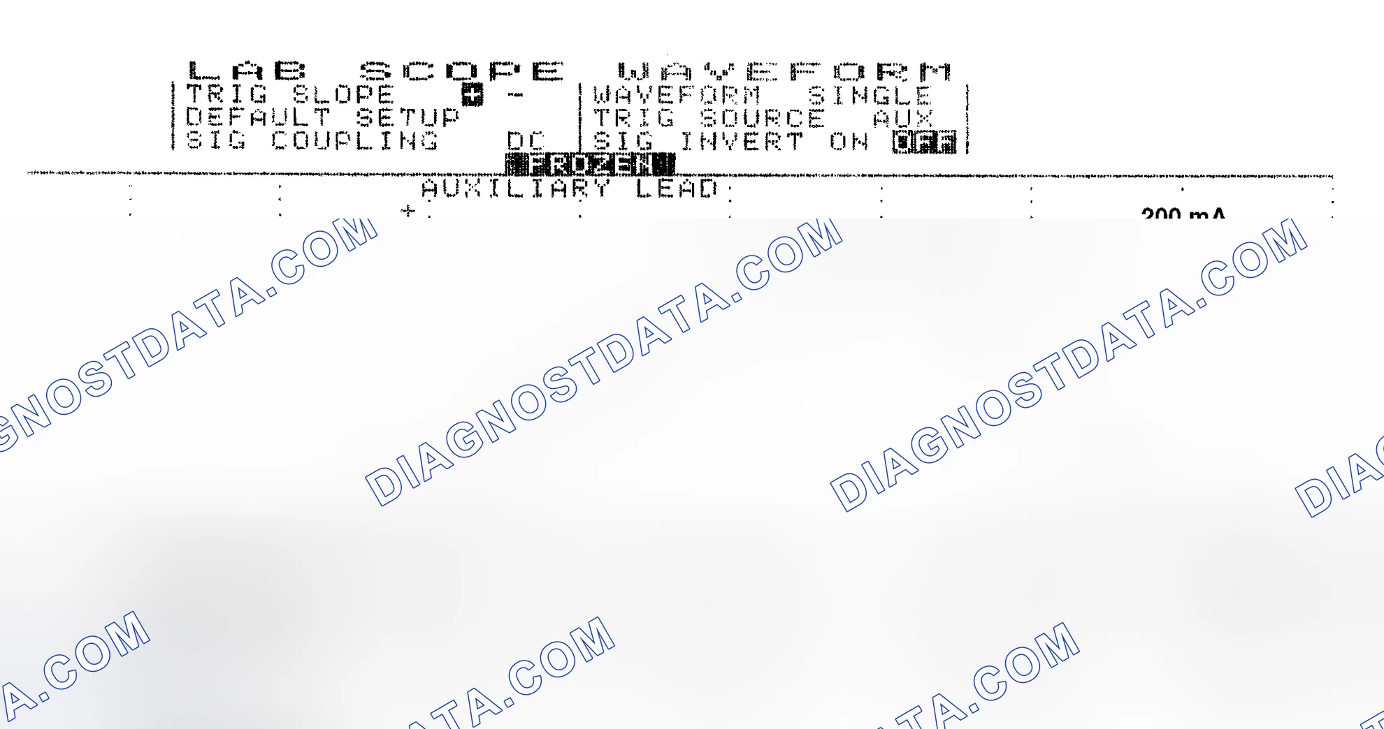 Scheme 13: Single Injector w/Normal Current Flow - Current Pattern