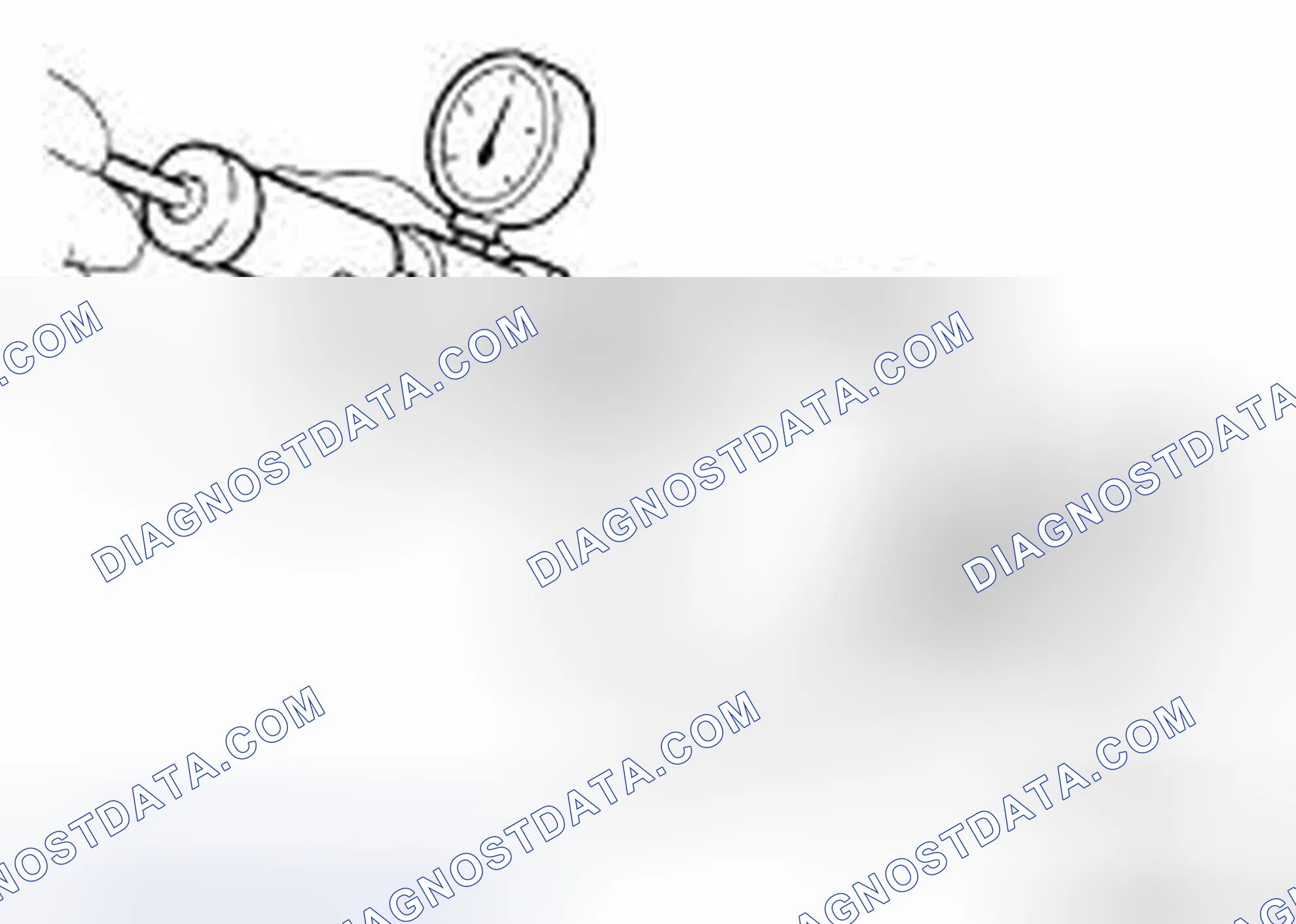 Fig. 8: Applying Pressure To Cooling System Using Tool