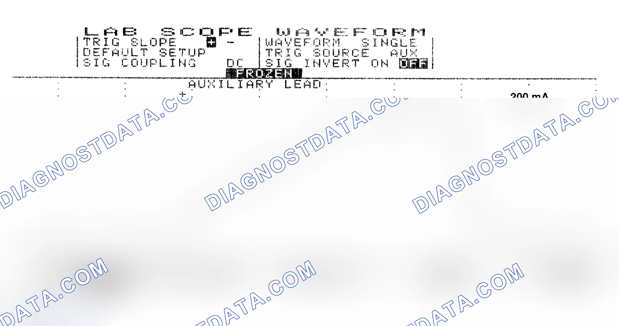 Scheme 13: Single Injector w/Normal Current Flow - Current Pattern