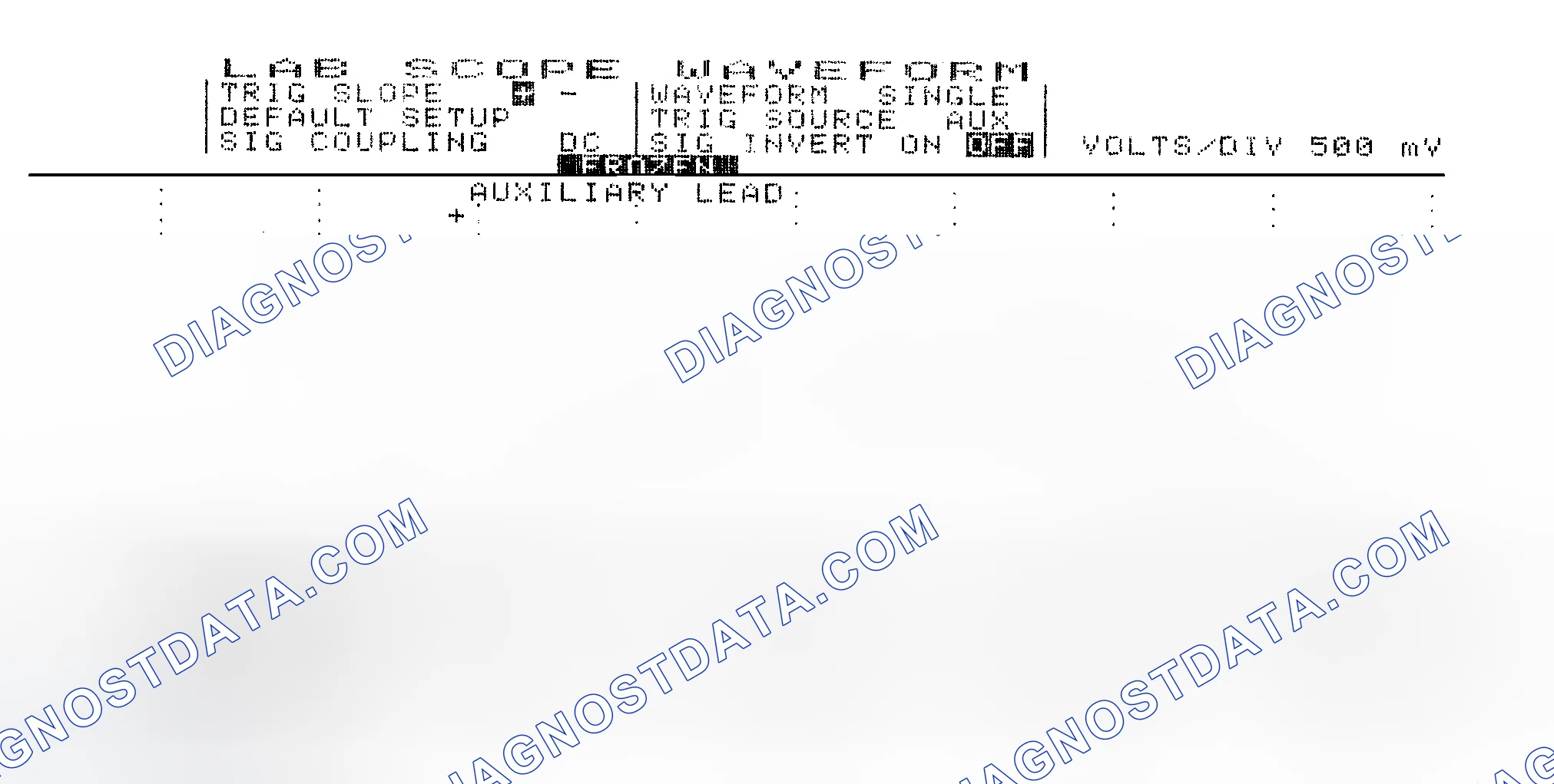 Scheme 14: Single Injector w/Excessive Current Flow - Current Pattern