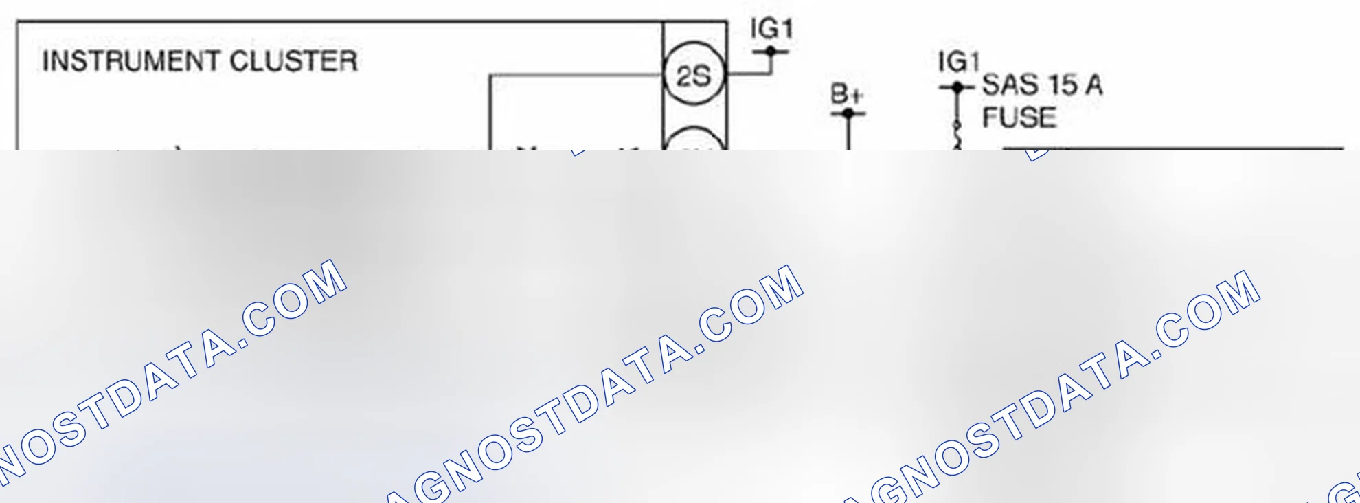 Scheme 241: Instrument Cluster And SAS Control Module System Wiring Diagram