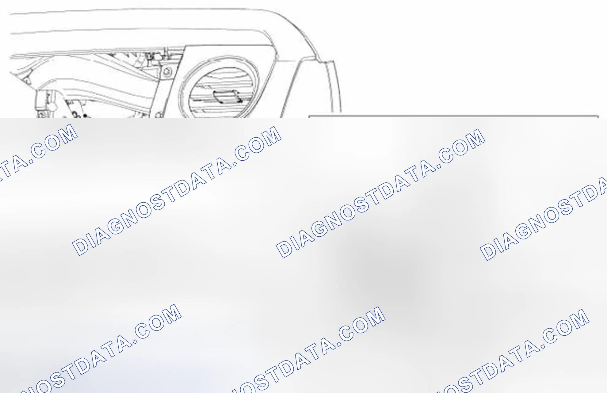Scheme 159: Mode Door Actuator - Panel/Defrost Door