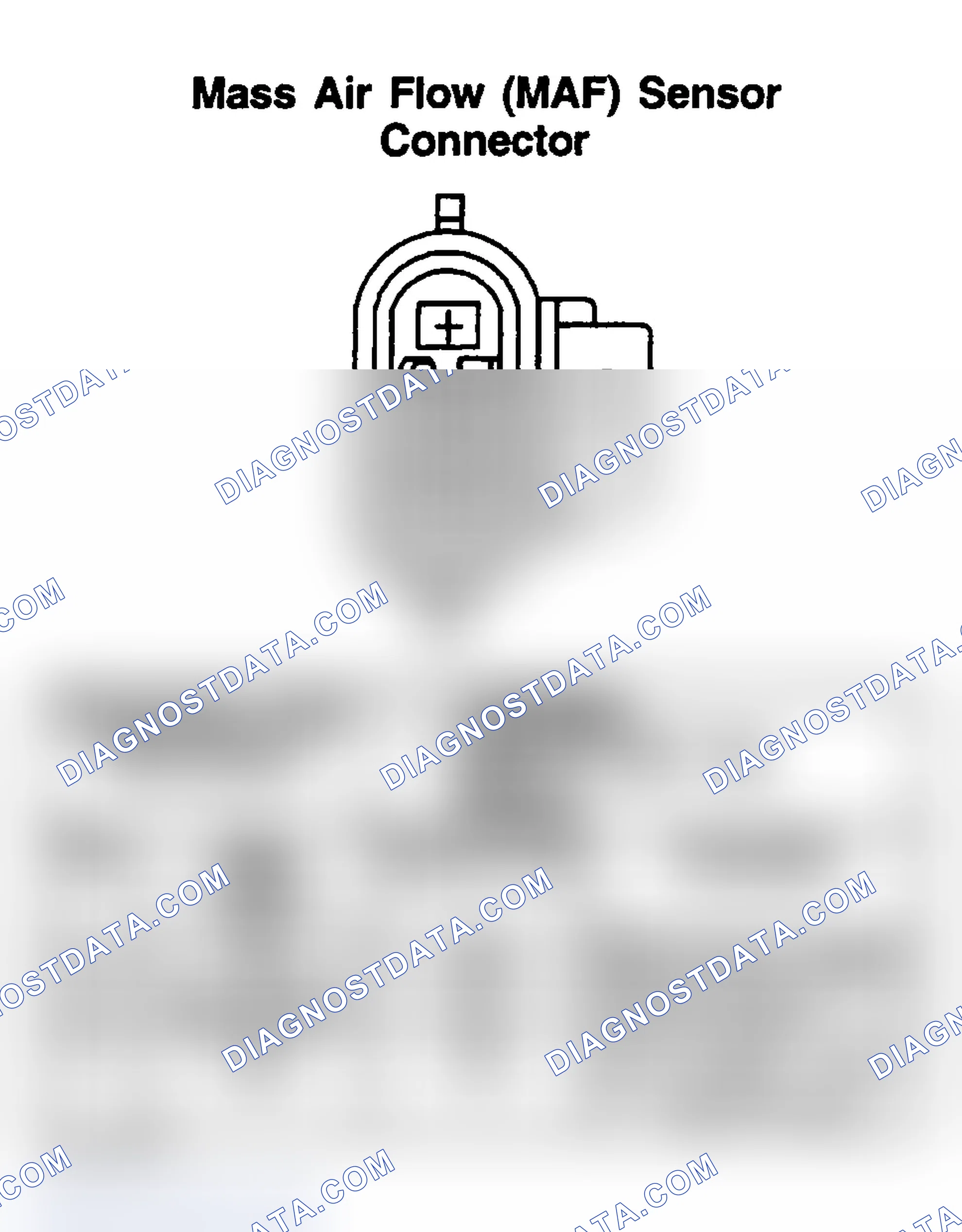 Scheme 202: MASS AIR FLOW (MAF) SENSOR