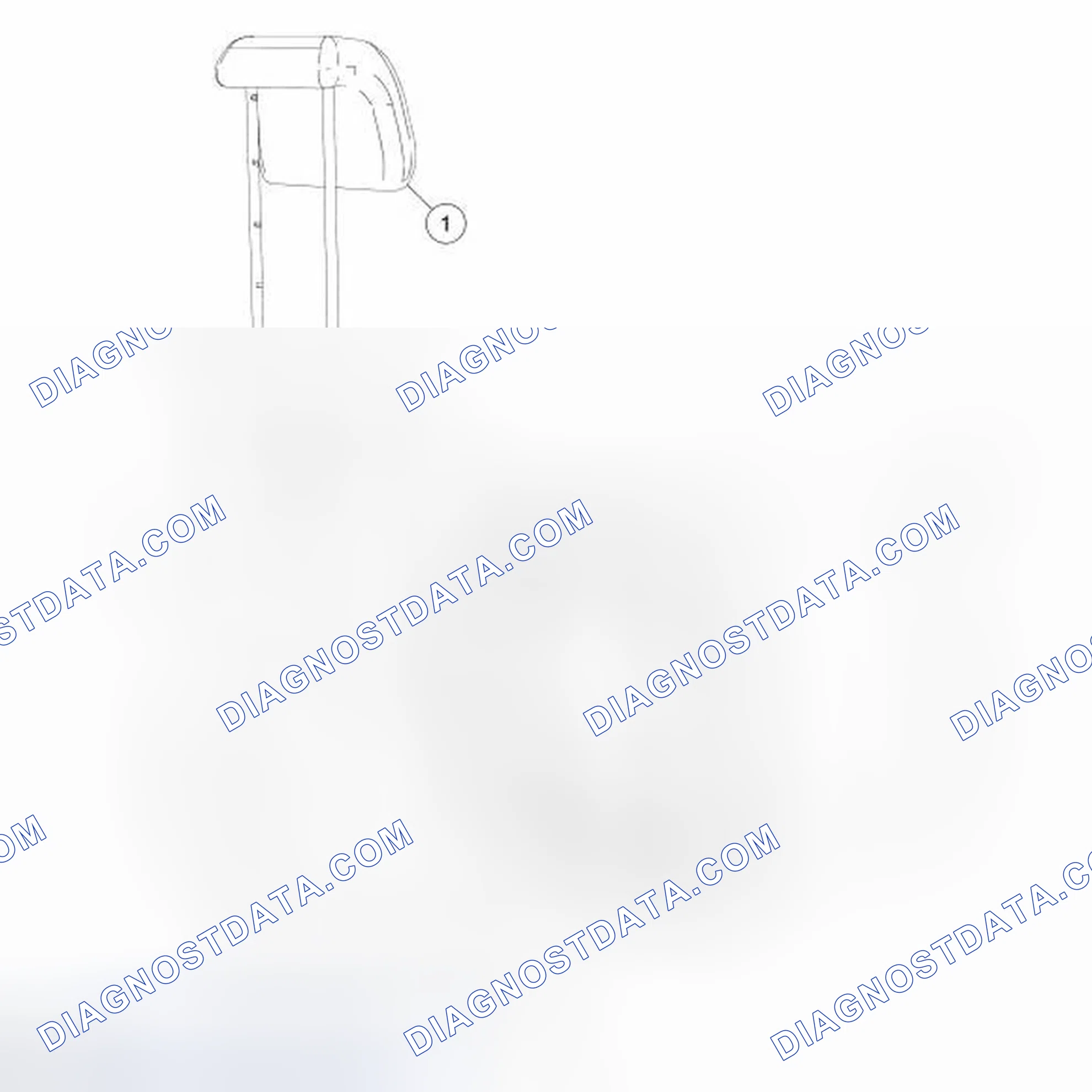 Scheme 154: Seat - Exploded View, Third Row