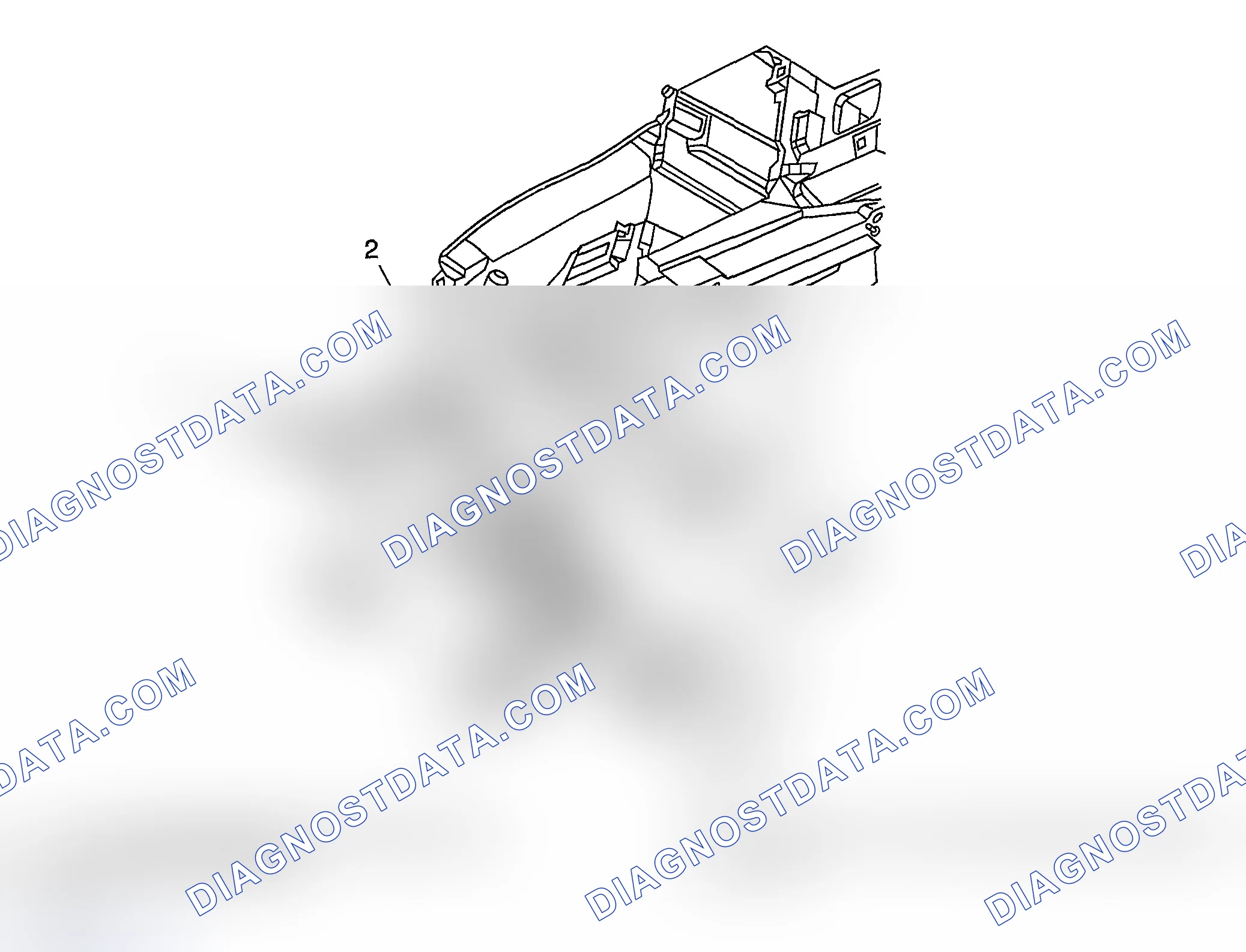 Scheme 958: Automatic Transmission Shift Lock Control Component Views