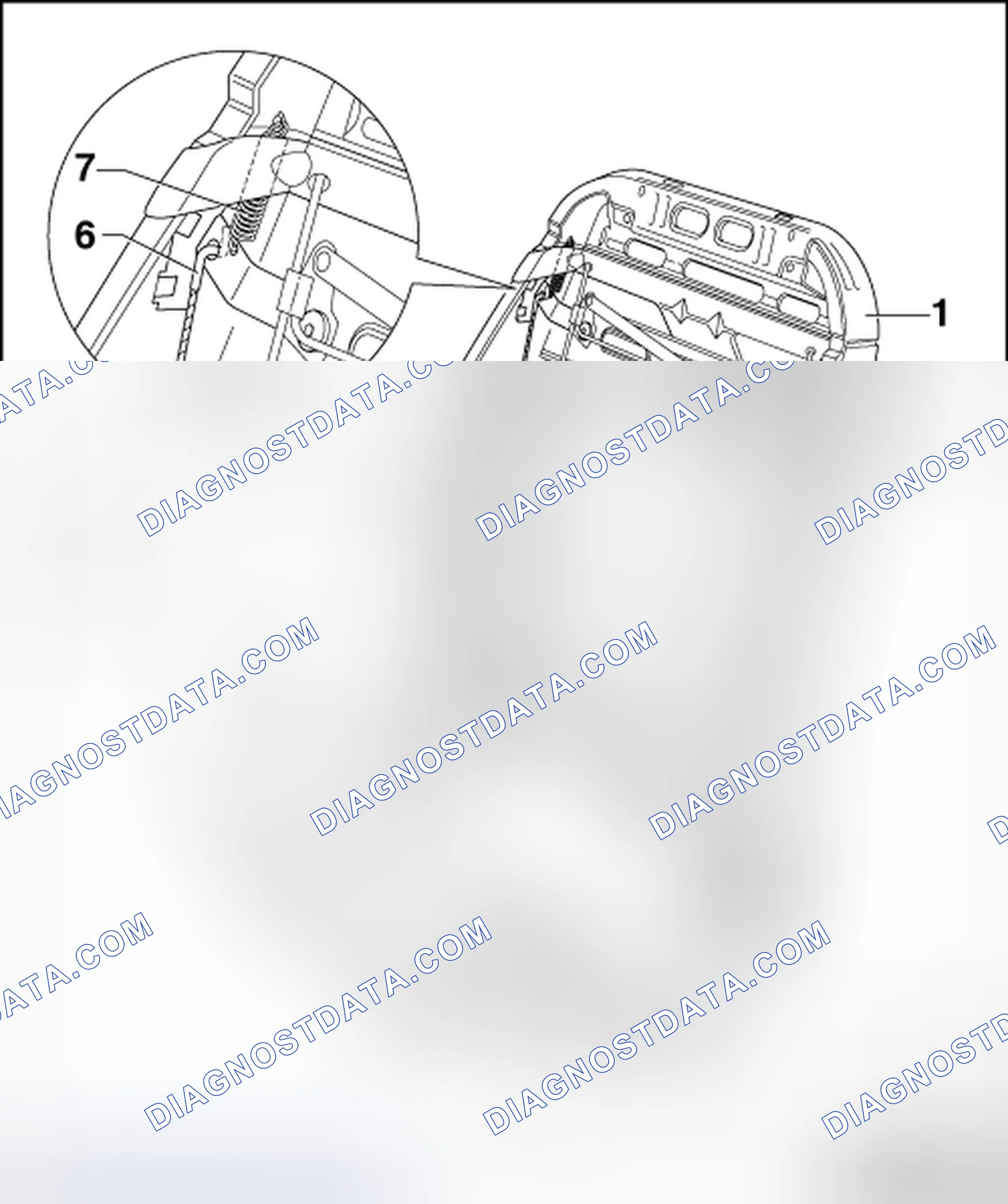 Scheme 49: BACKREST FRAME ASSEMBLY OVERVIEW THROUGH 04/03 AND CONVERTIBLE