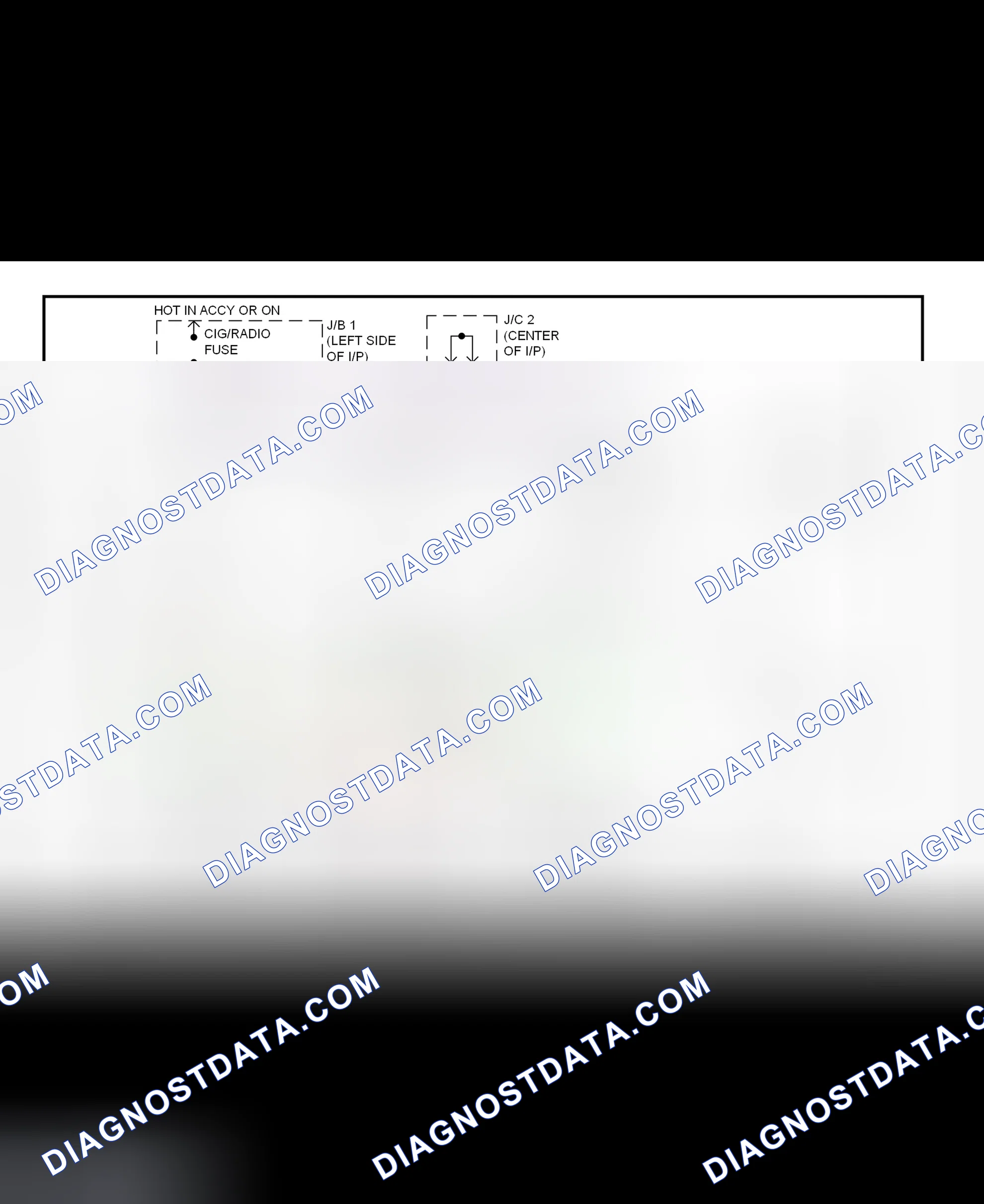 Scheme 3: Power Mirror System Wiring Diagram