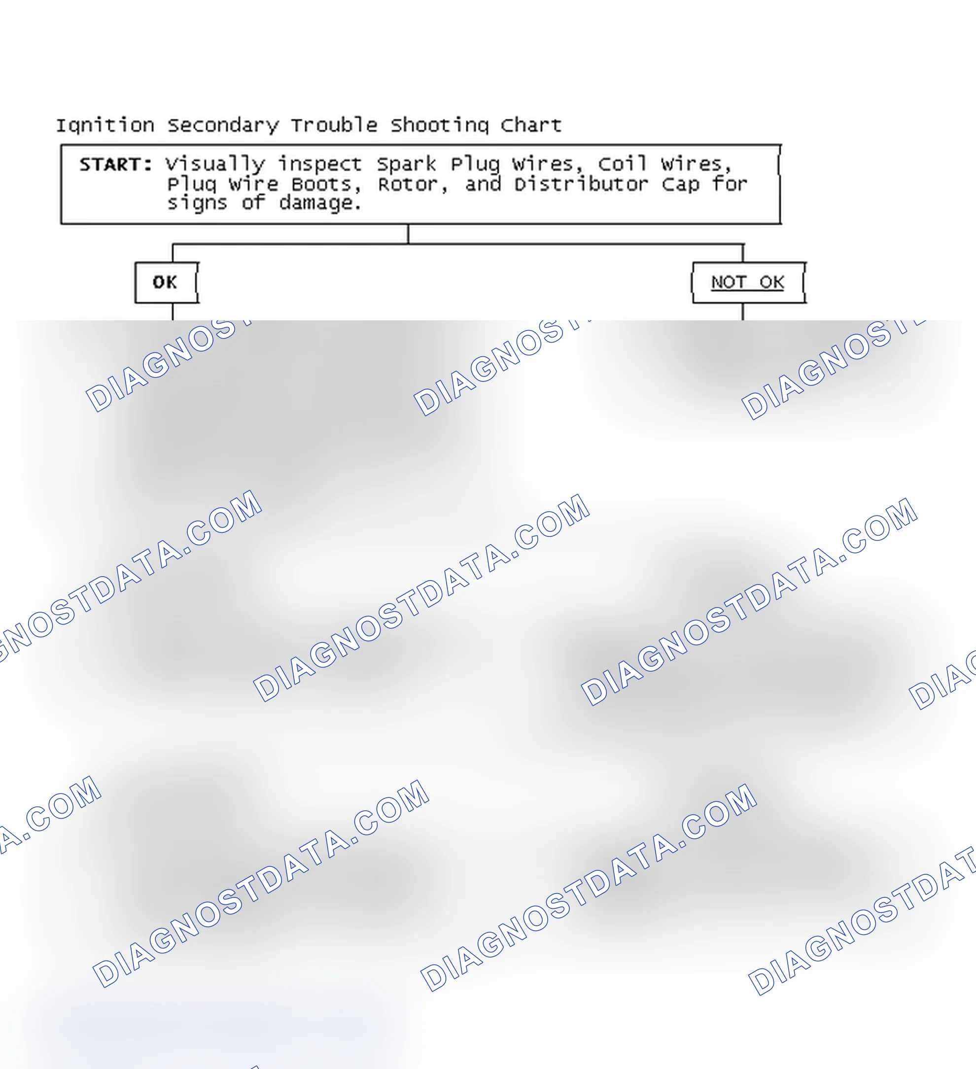 Scheme 1: Ignition Secondary Trouble Shooting Chart