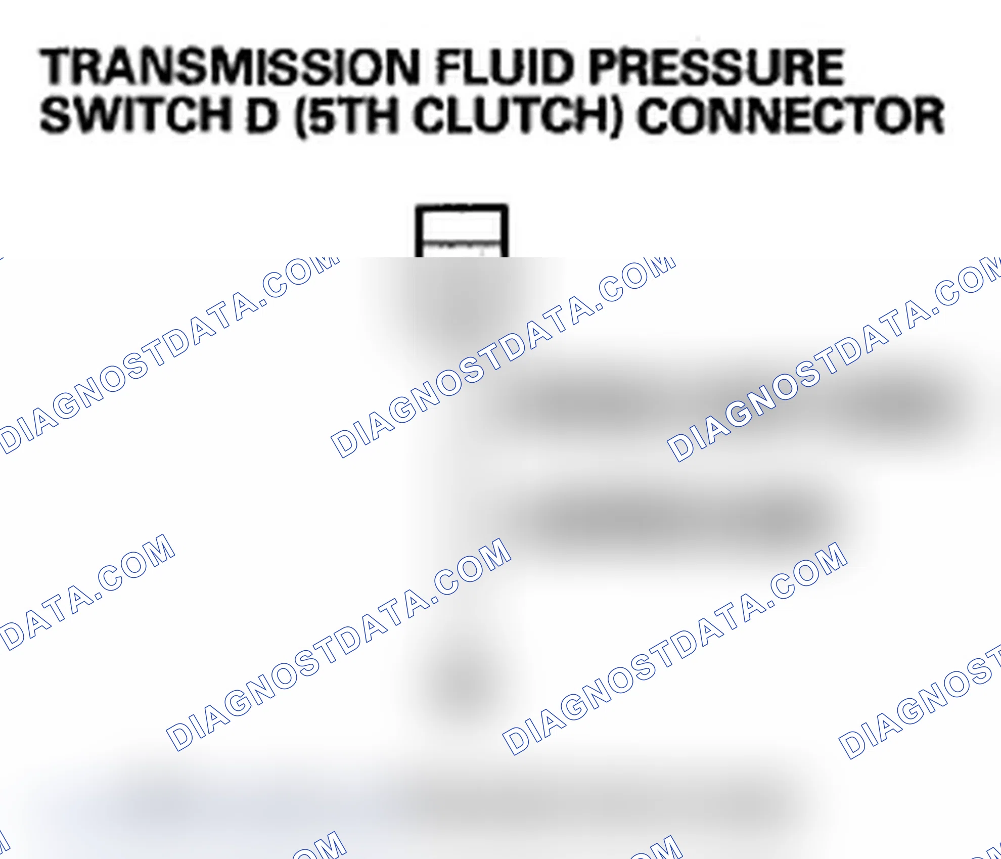 Scheme 88: DTC P0878: Open in Transmission Fluid Pressure Switch D (5th Clutch) Circuit, or Transmission Fluid