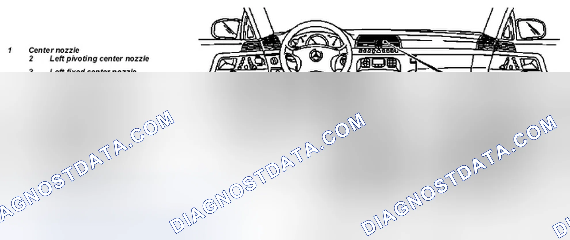 Scheme 15: Identifying Center Nozzle Components - Model 220