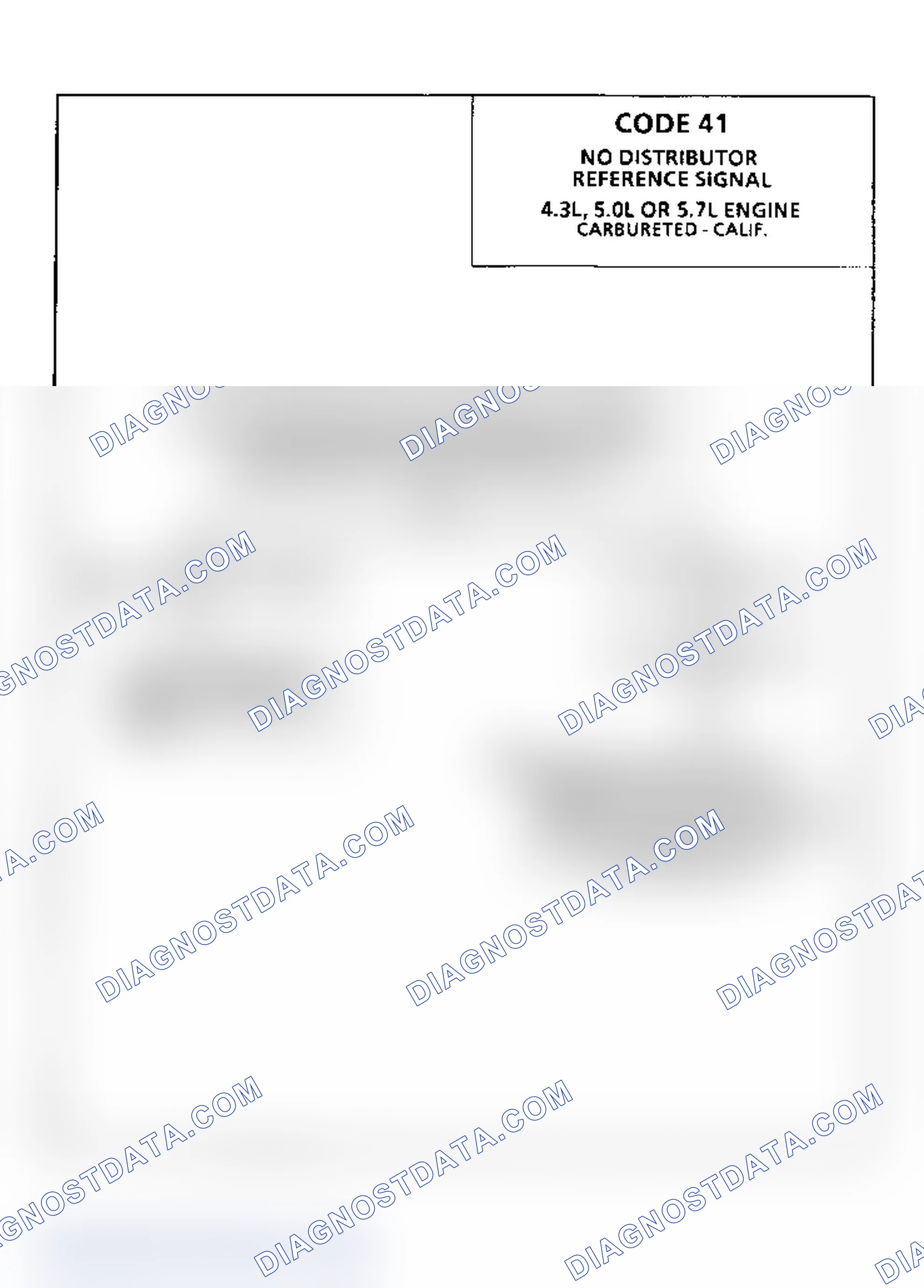 Scheme 111: Code 41: No Distributor Reference Signal