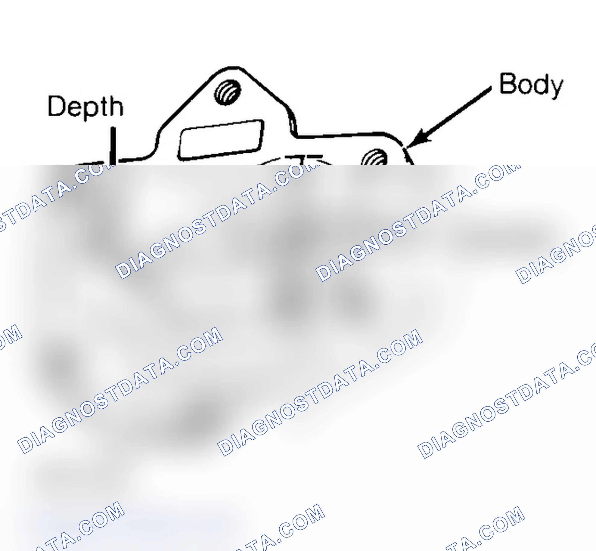 Scheme 35: Measuring Oil Pump Gear Cavity