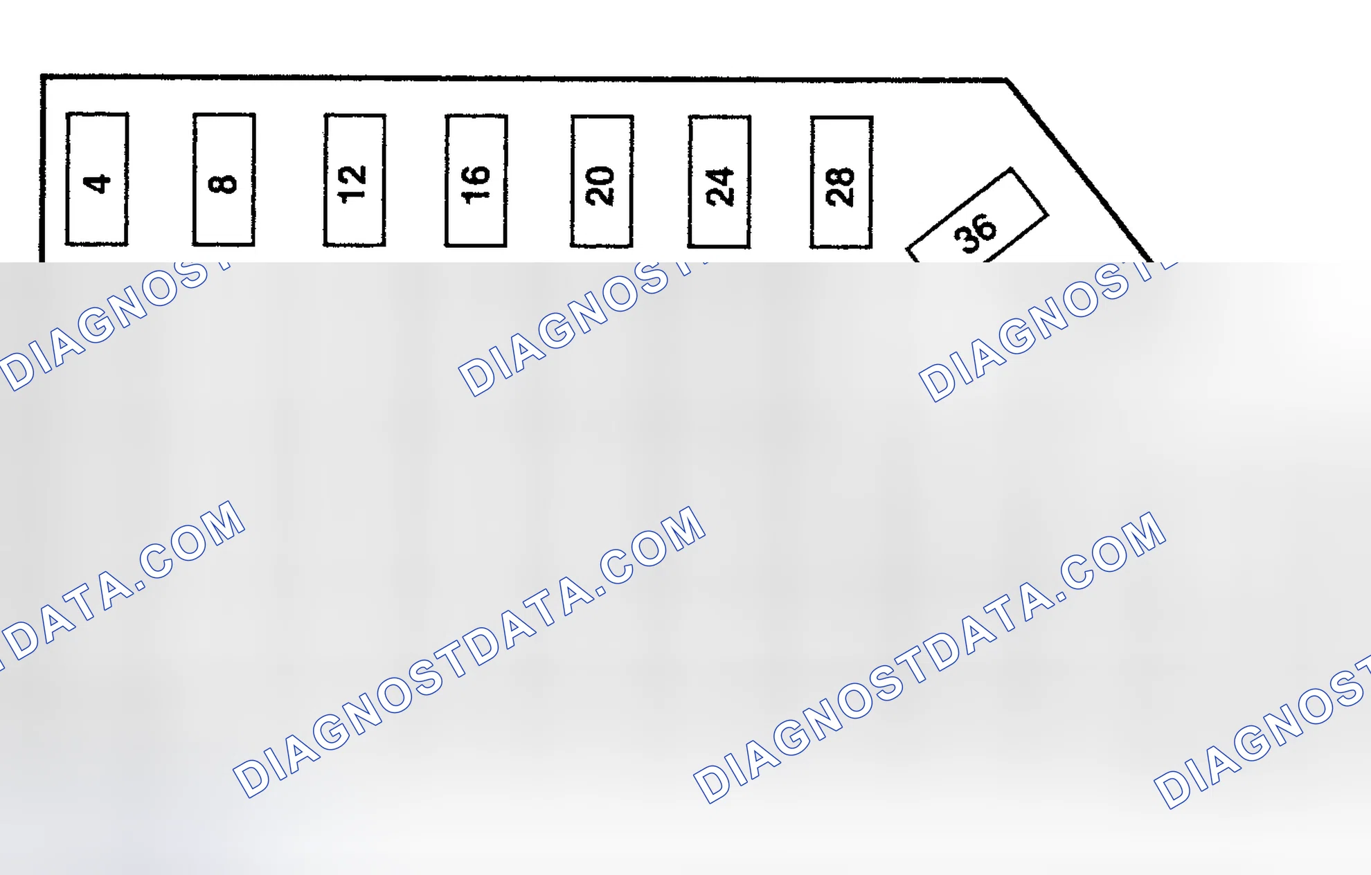 Scheme 5: PASSENGER COMPARTMENT FUSE PANEL IDENTIFICATION - 1997