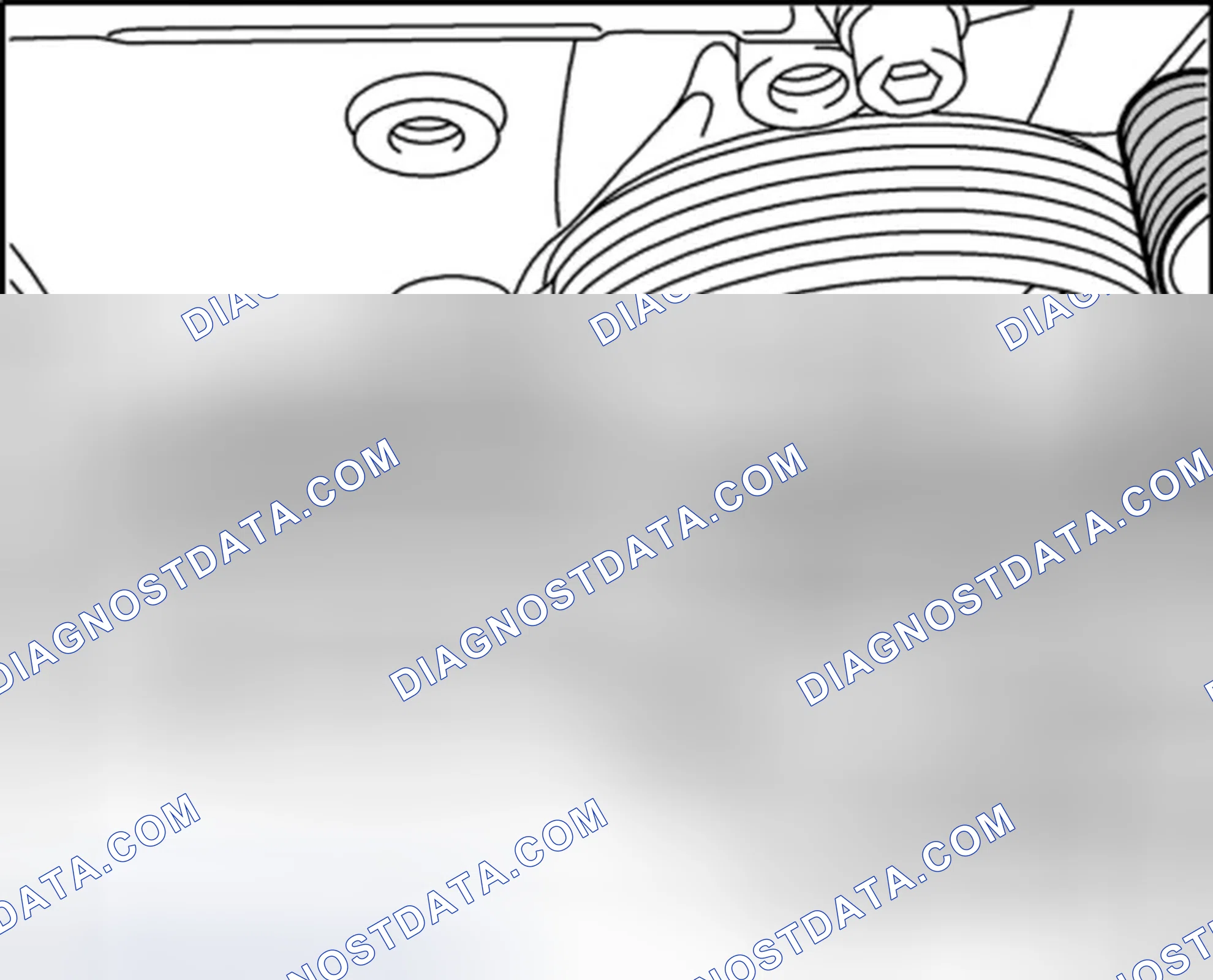 Scheme 64: Removing coolant pump