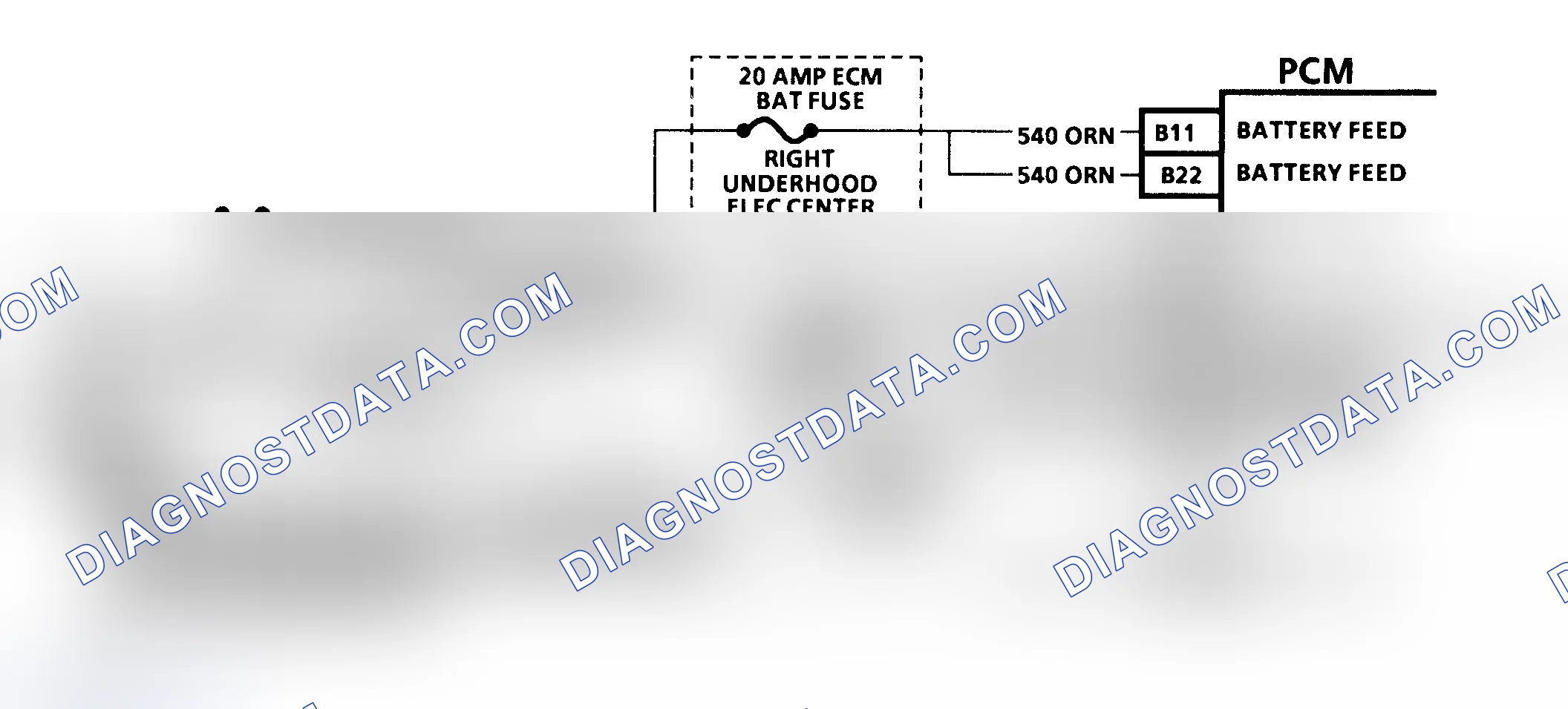 Scheme 104: Code P1630 Schematic (3.4L) System Voltage High/Low