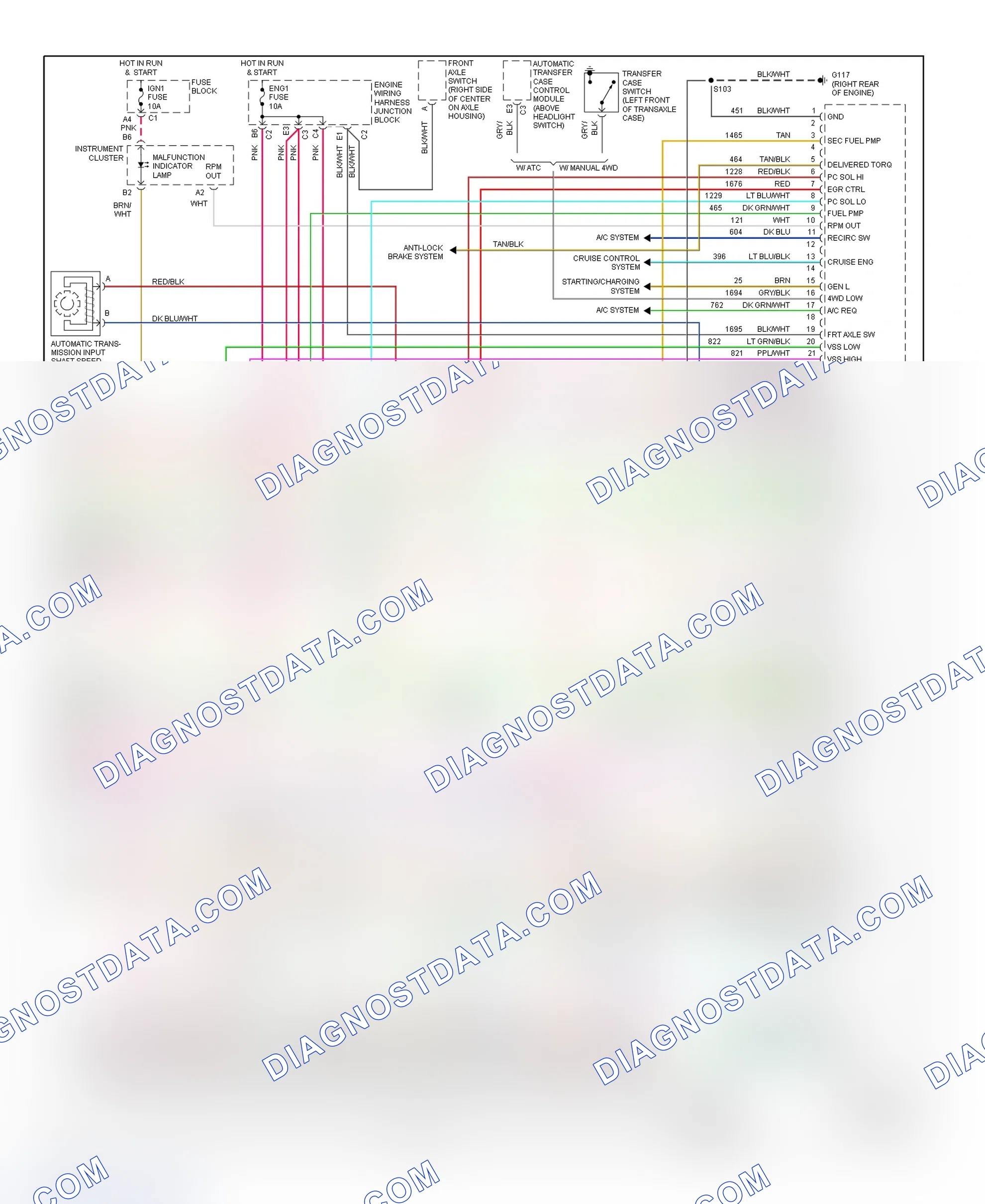 Scheme 187: PCM Wiring Diagram (Sierra, Silverado, Tahoe & Yukon XL - 6.0L - 5 Of 5)