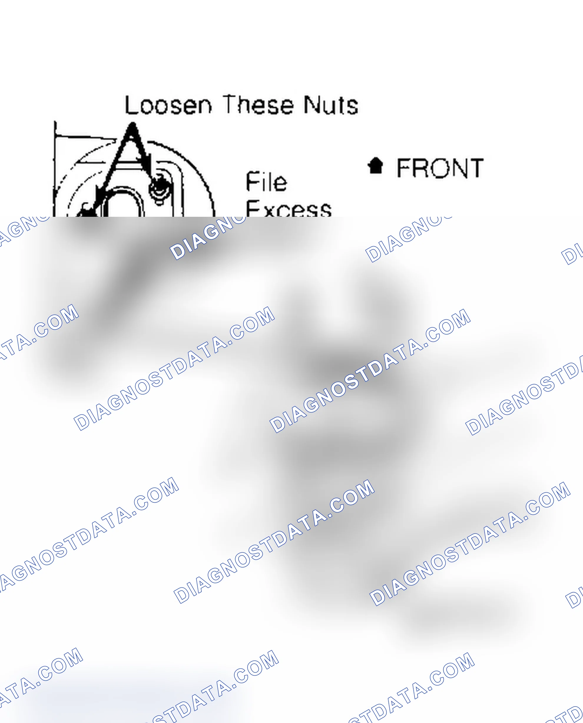 Scheme 15: CASTER ADJUSTMENT: F BODY