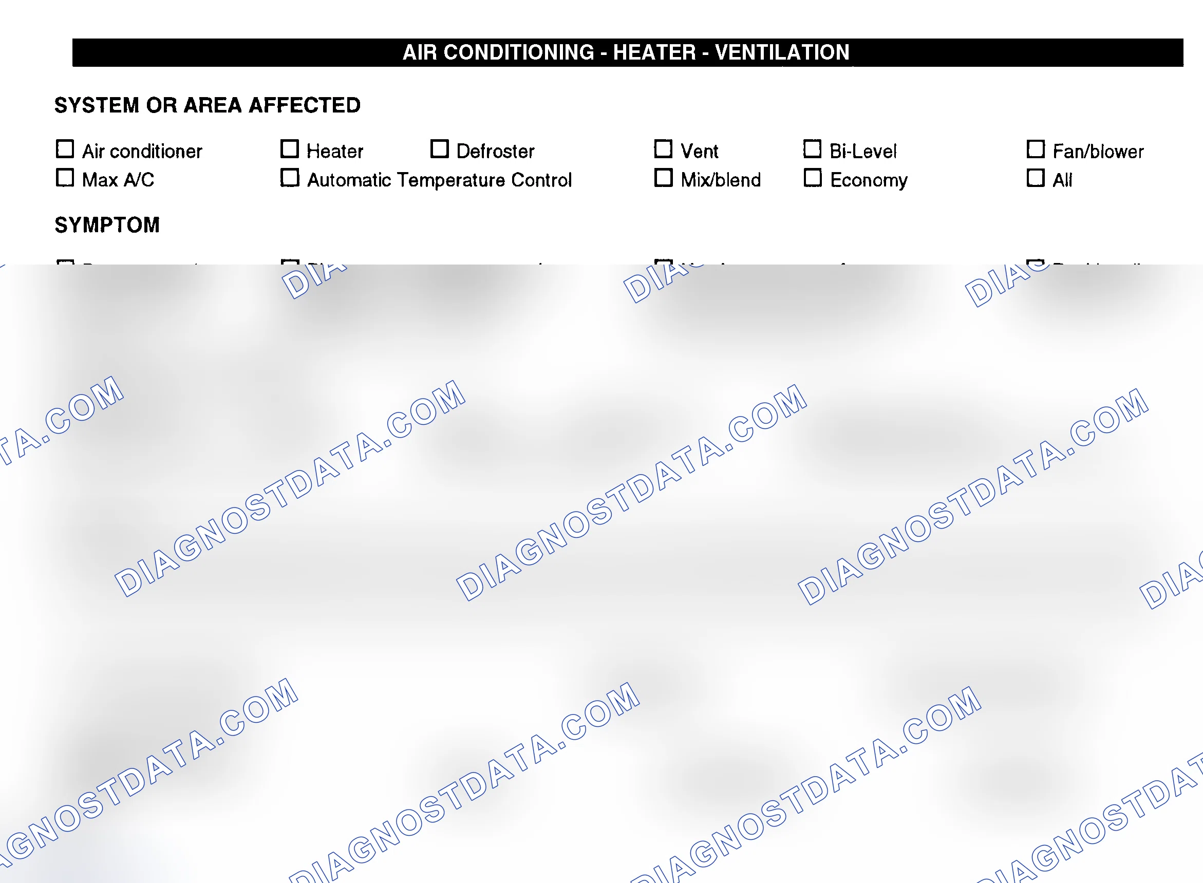 Scheme 8: Air Conditioning, Heater & Ventilation