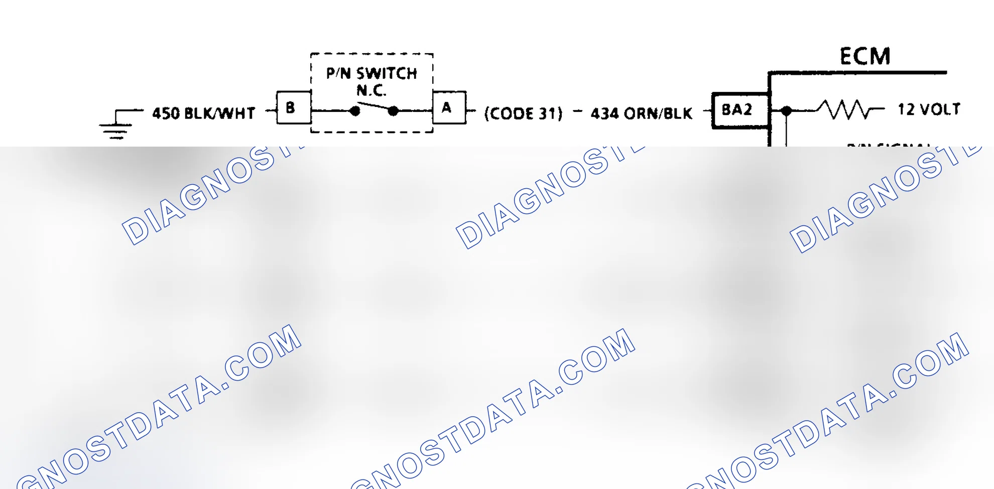 Scheme 157: CODE 27, 28 OR 29 GEAR SWITCH CIRCUITS - 3.8L